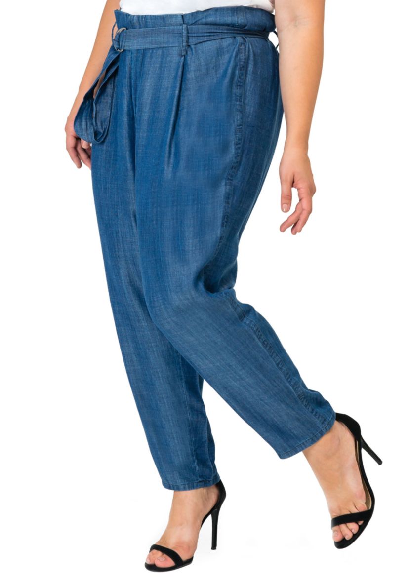 Plus Size Marina Tencel® Carrot Pants
