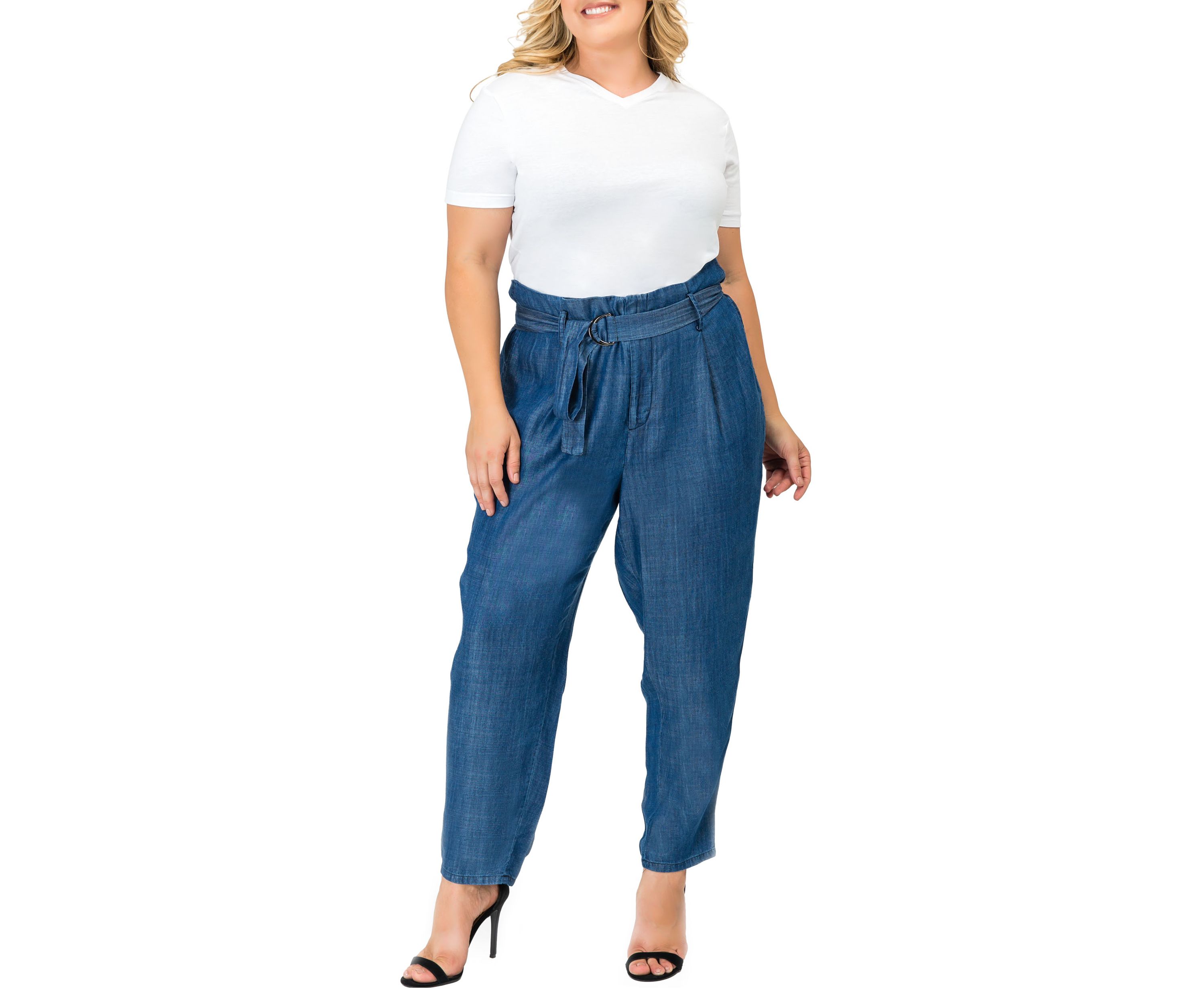 Plus Size Marina Tencel® Carrot Pants