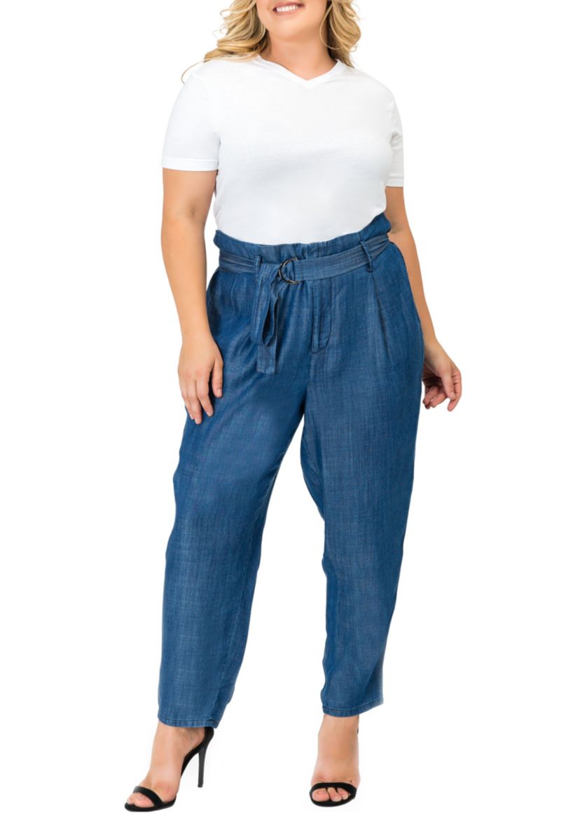 Plus Size Marina Tencel® Carrot Pants