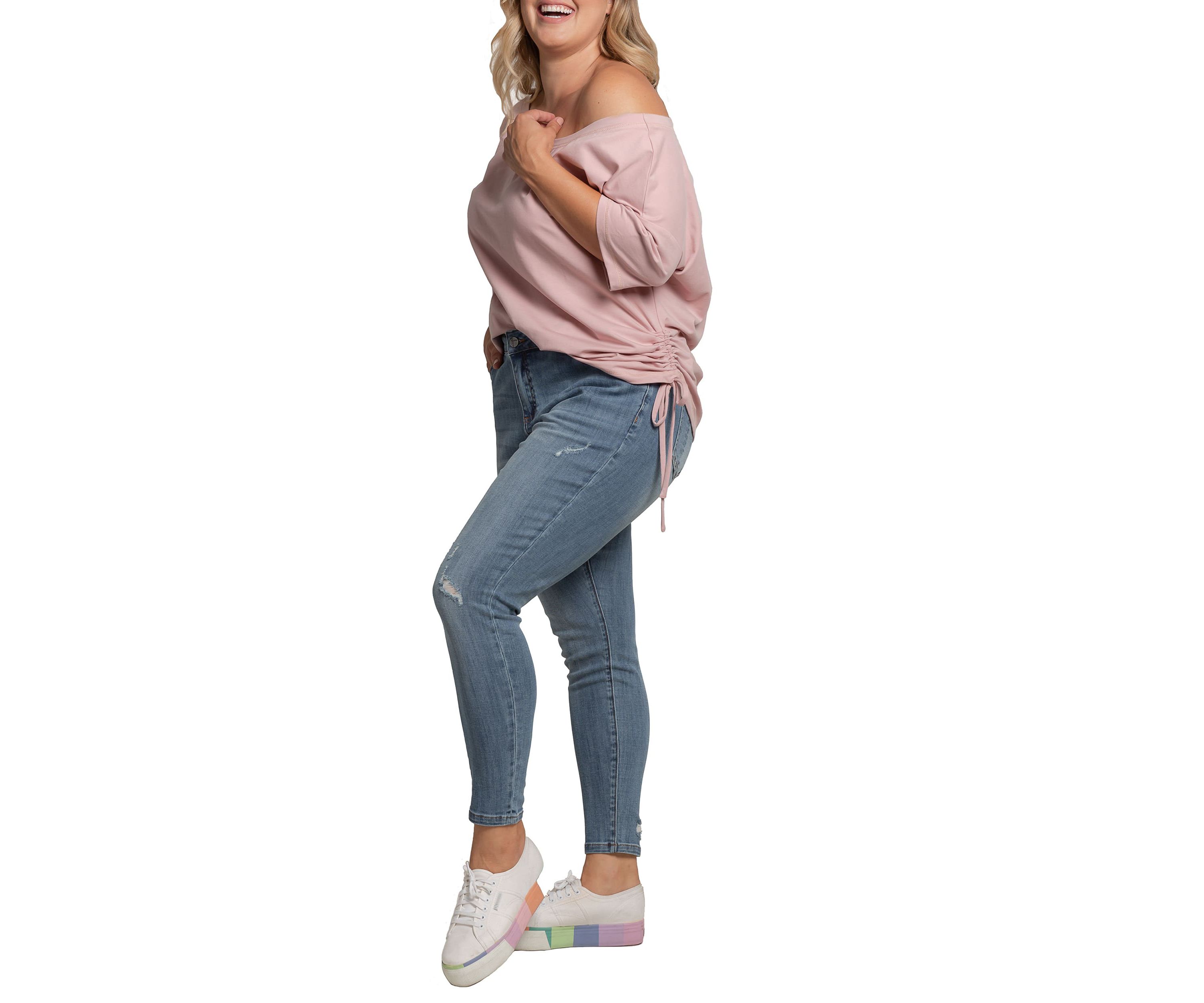 Plus Size Ripped Skinny Jeans