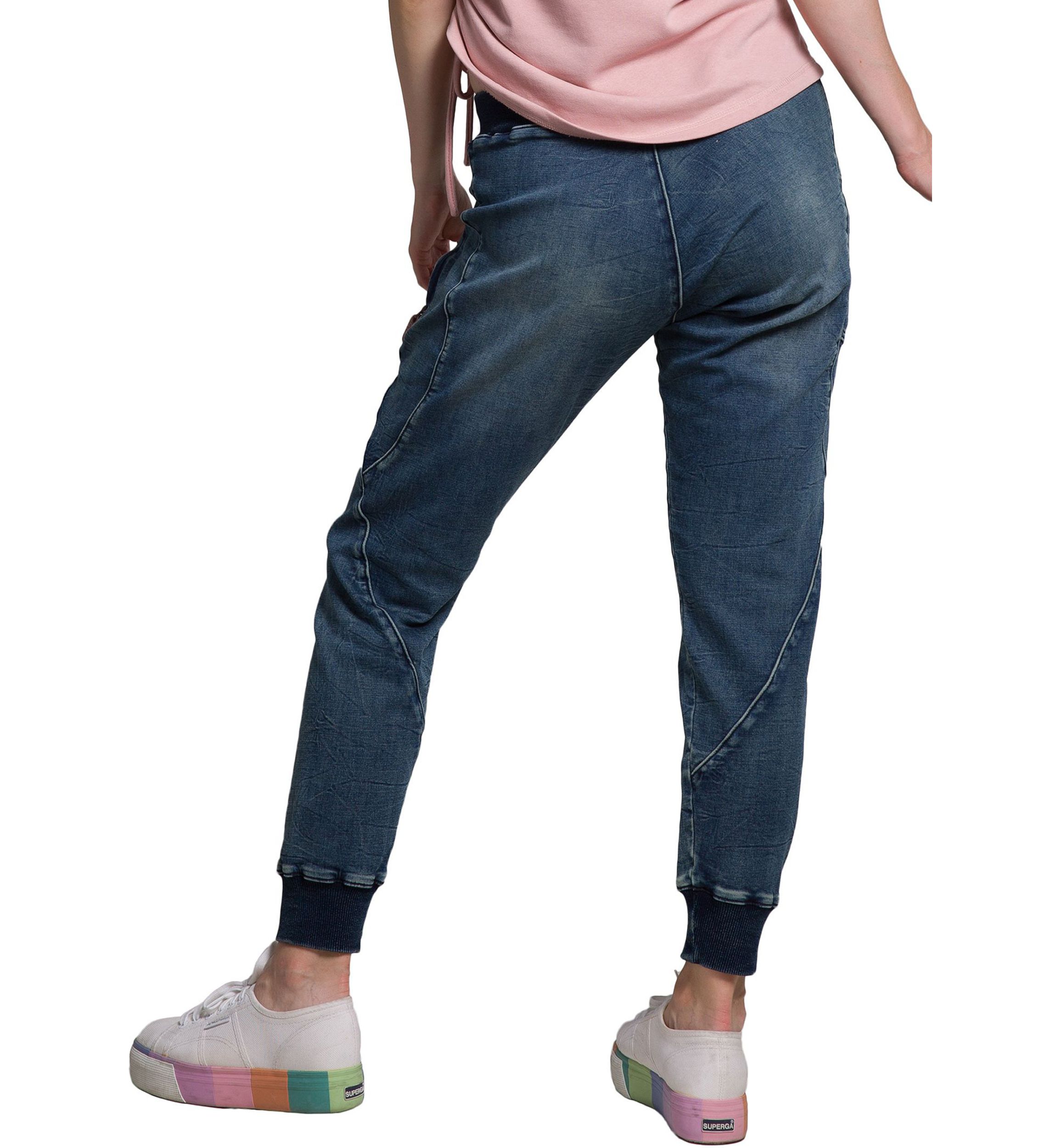 Women Knit Skinny Utility Pocket Jogger Pant