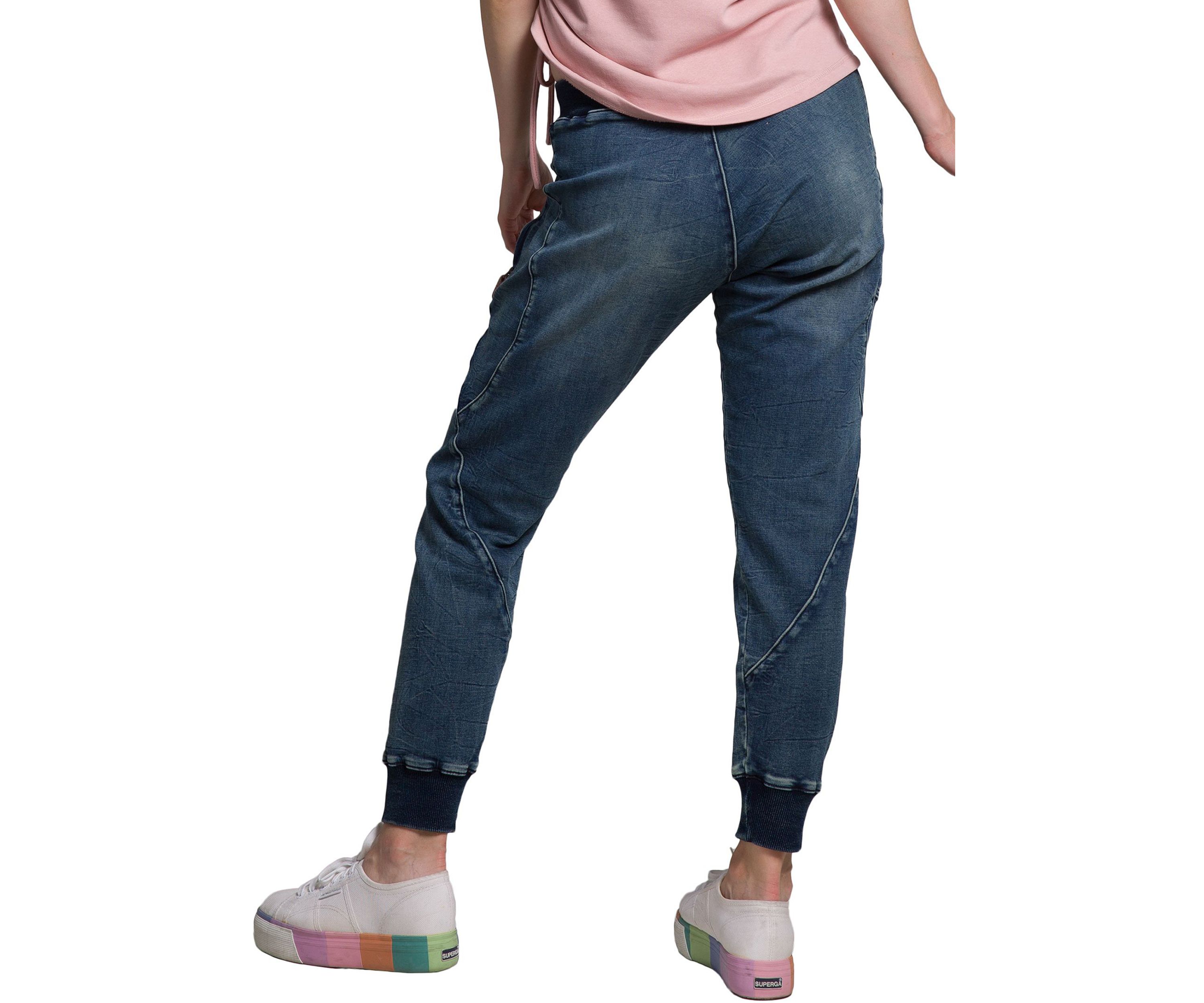 Women Knit Skinny Utility Pocket Jogger Pant