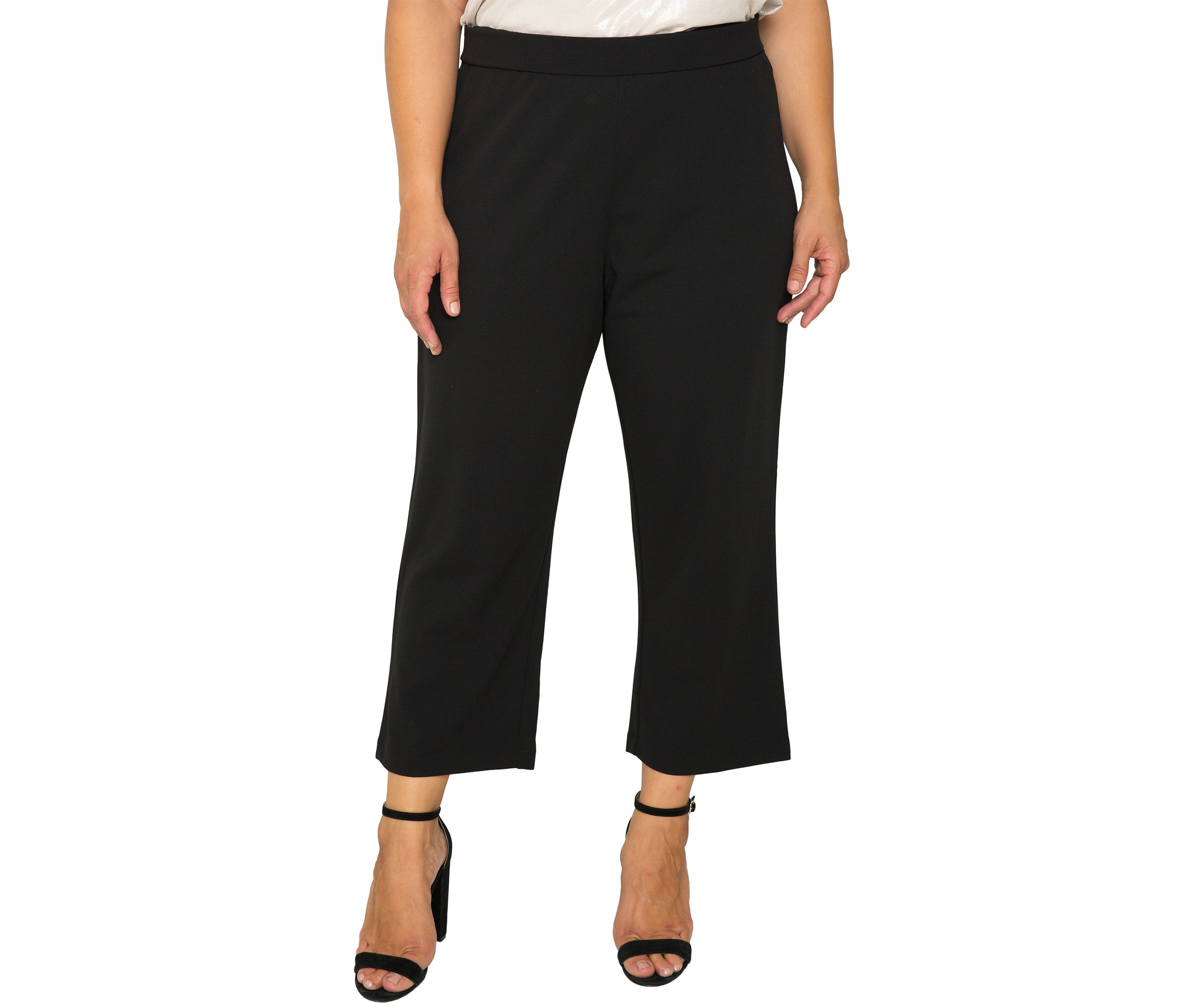 Plus Size Mona High Waist Stretch Crepe Pants 