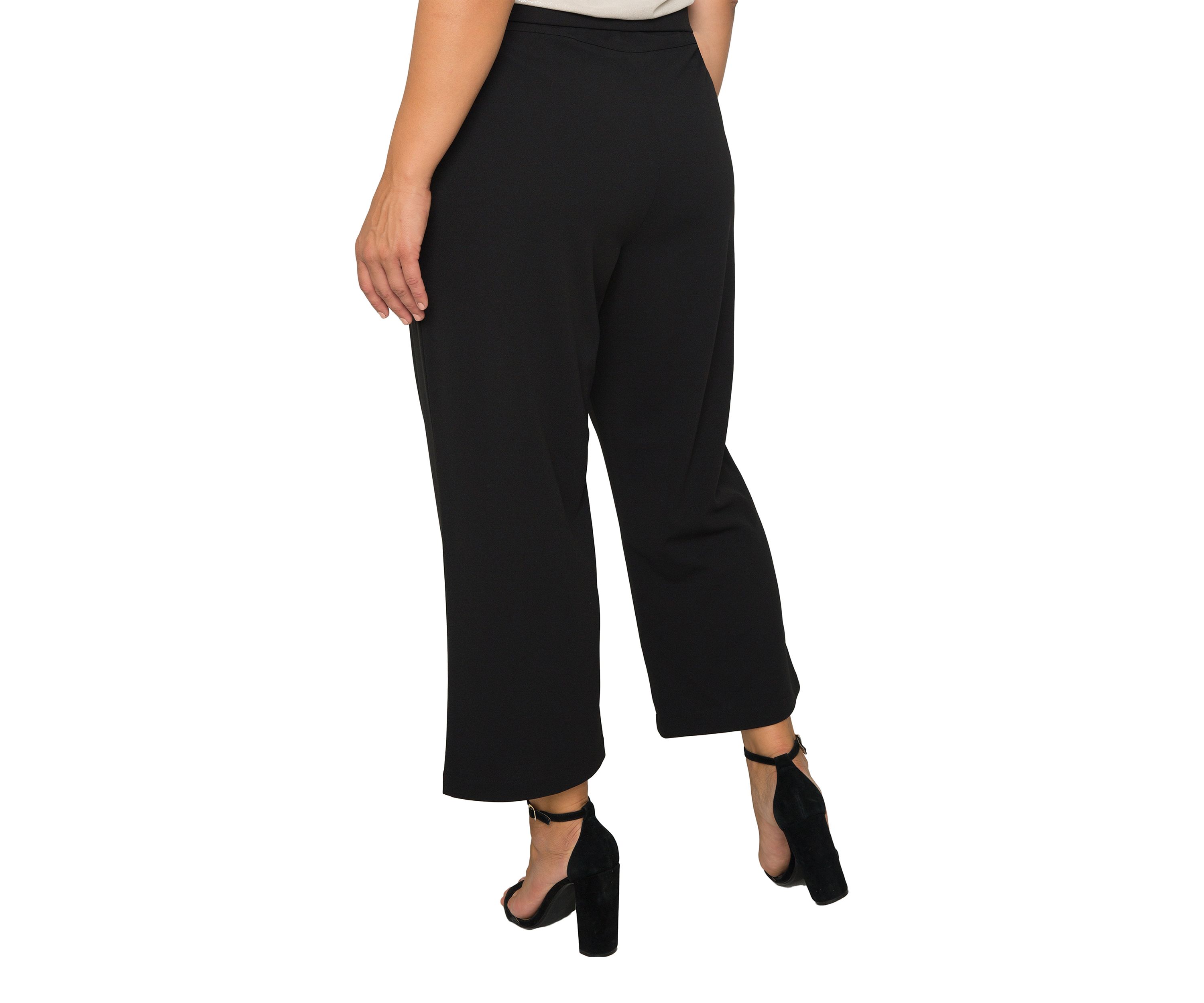 Plus Size Mona High Waist Stretch Crepe Pants 