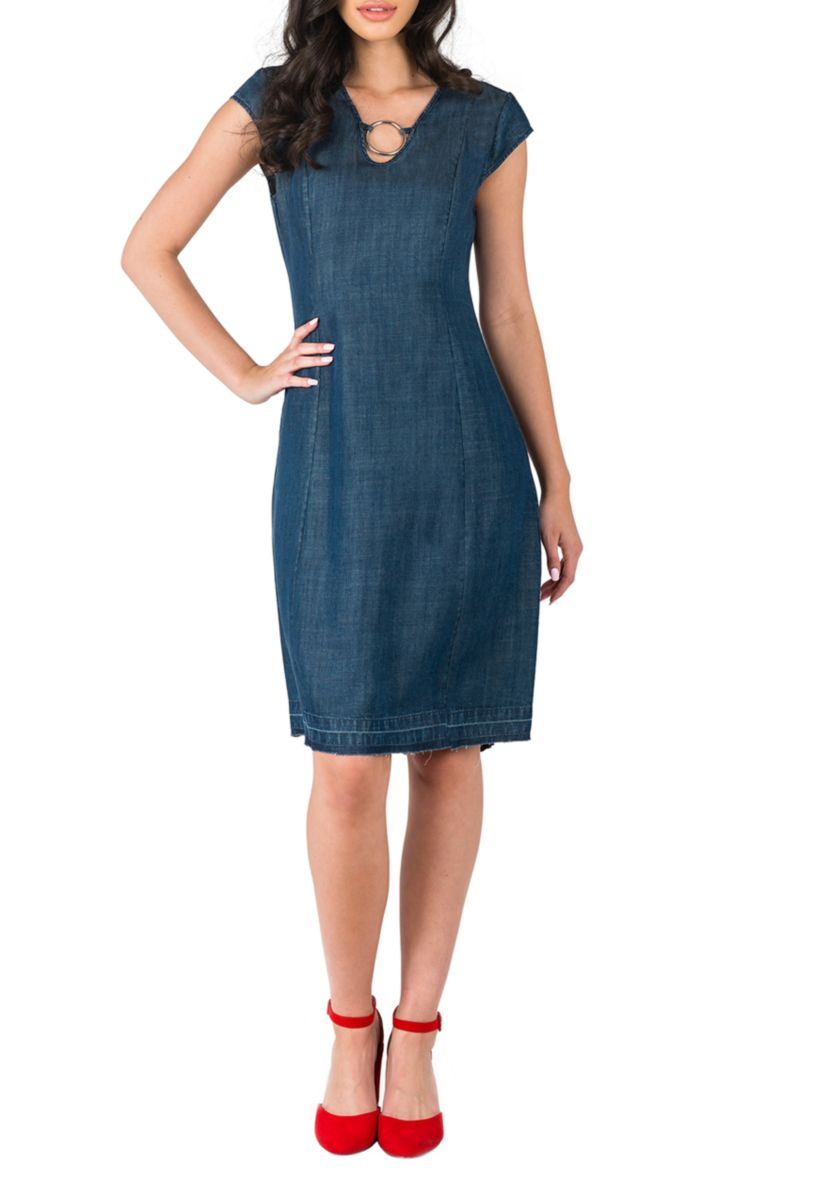 Belinda V Neck Princess Line Dress