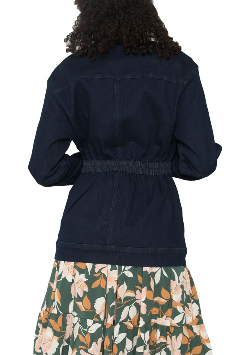 Womens Mimi Denim Utility Anorak Jacket