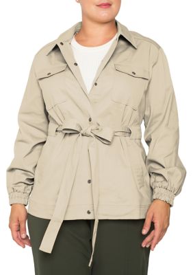 Plus Size Jackets for Women 4X-5X Utility Jacket Women Running