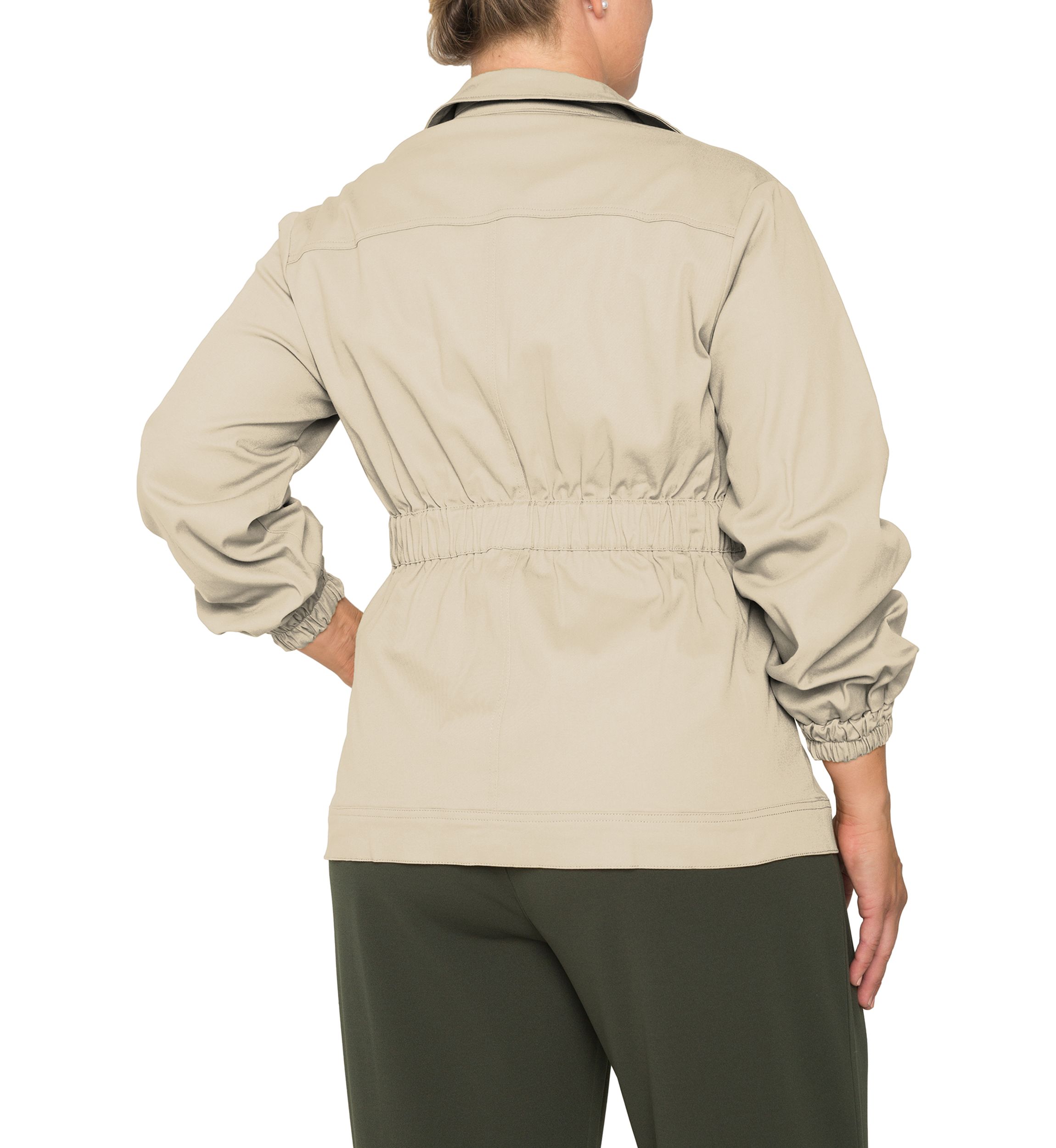 Plus Size Mimi Denim Twill Utility Jacket