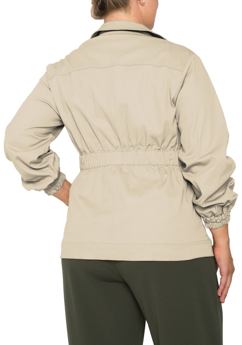 Plus Size Mimi Denim Twill Utility Jacket