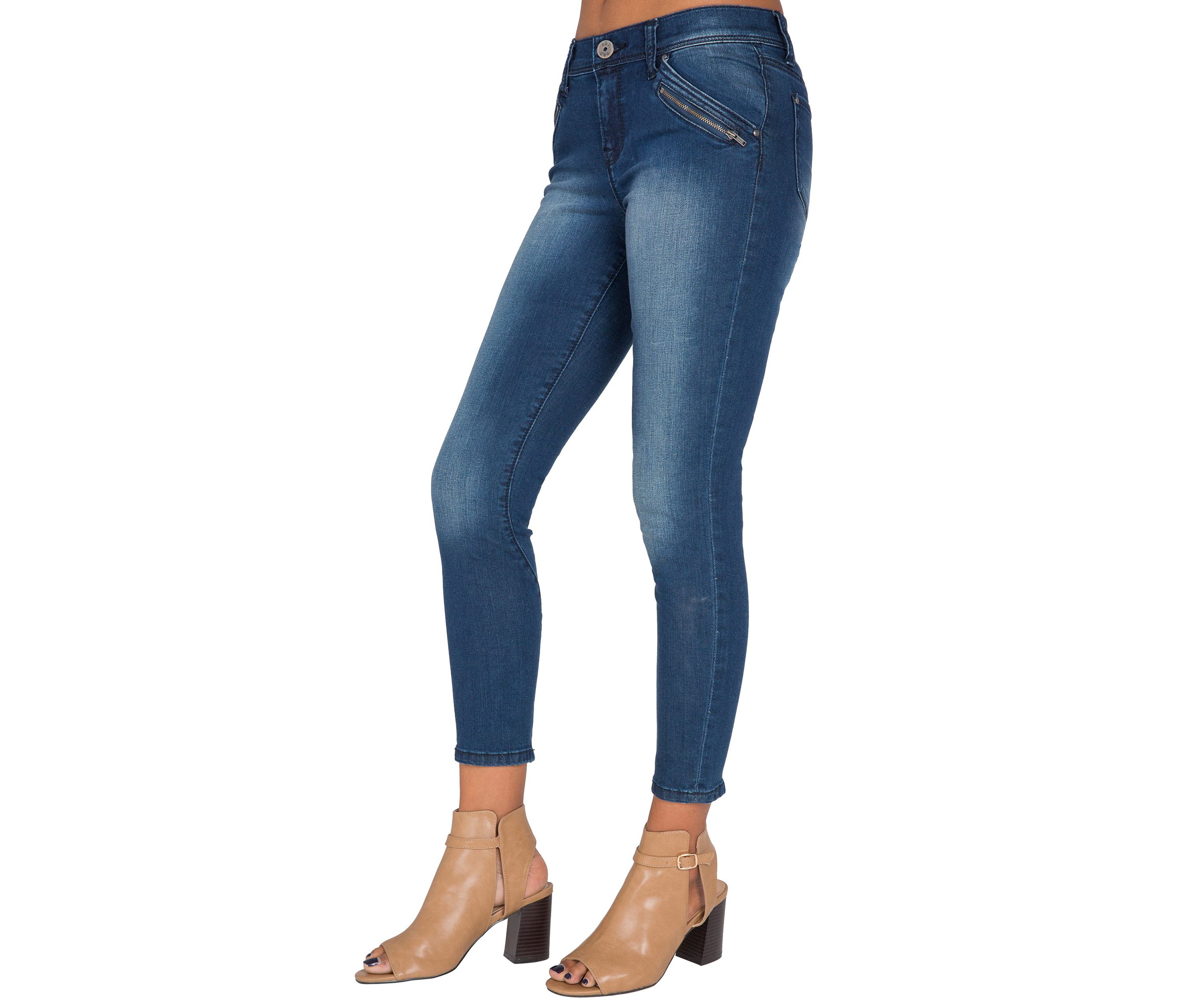 Ankle Zipper Crop Jeans