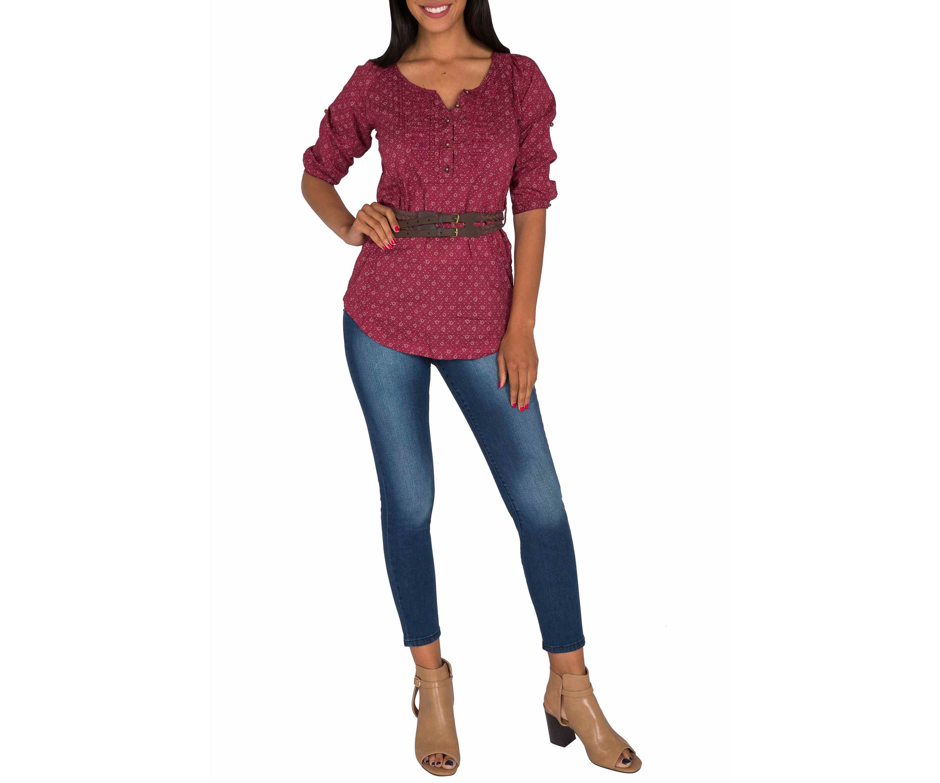 Ankle Zipper Crop Jeans