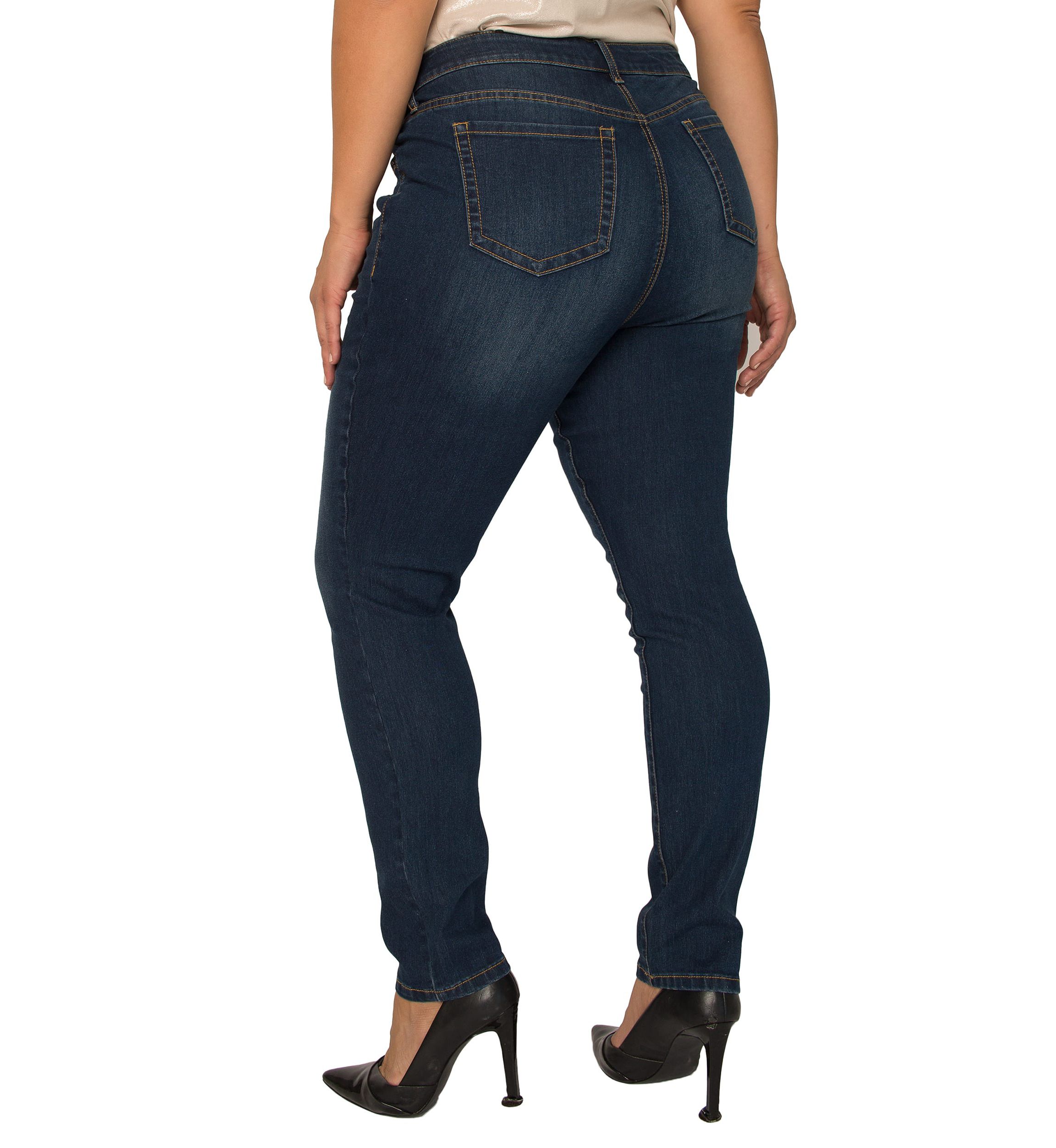 Plus Size Basic 5-Pocket Style Skinny Jean