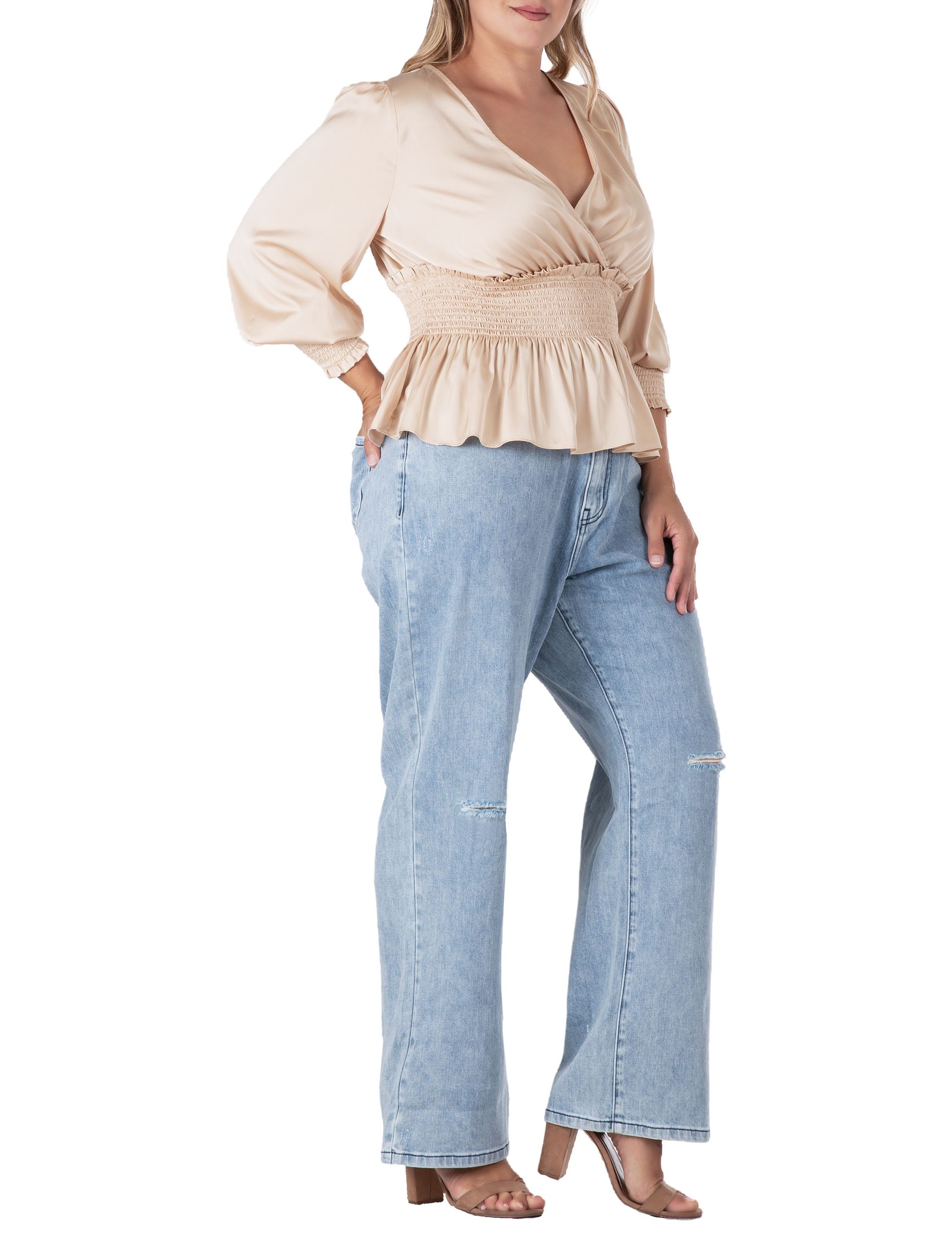 Distressed Boyfriend Jeans