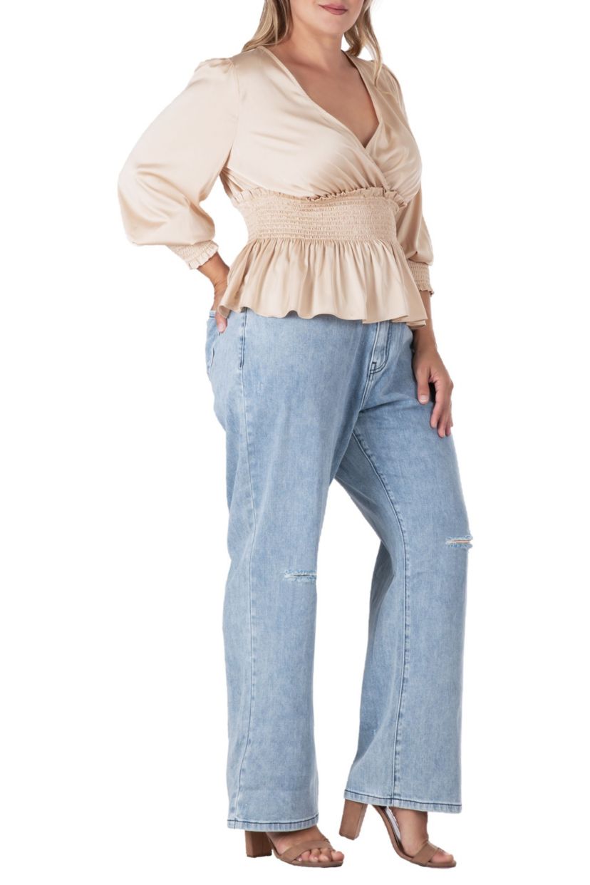 Distressed Boyfriend Jeans