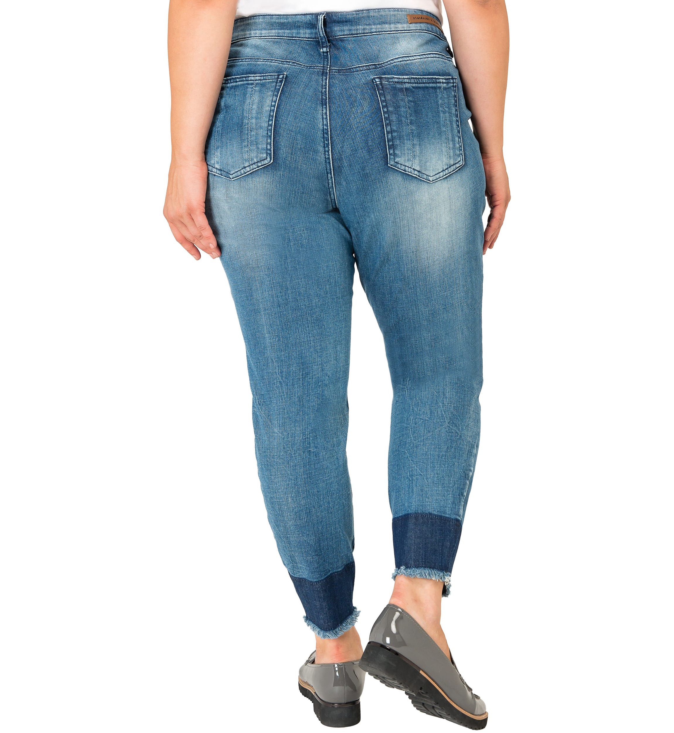 Plus Size Released Hem Stretch Skinny Jeans