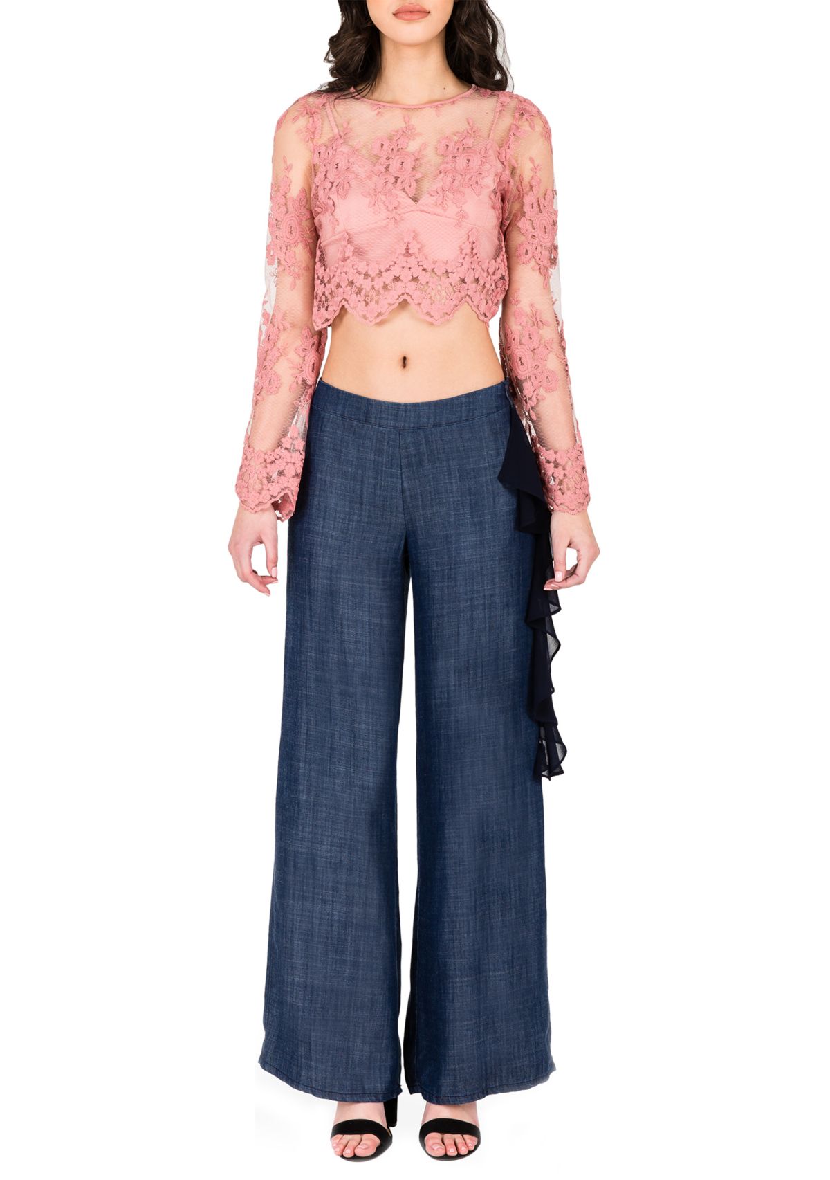 Womens Olga Tencel® Palazzo Pants