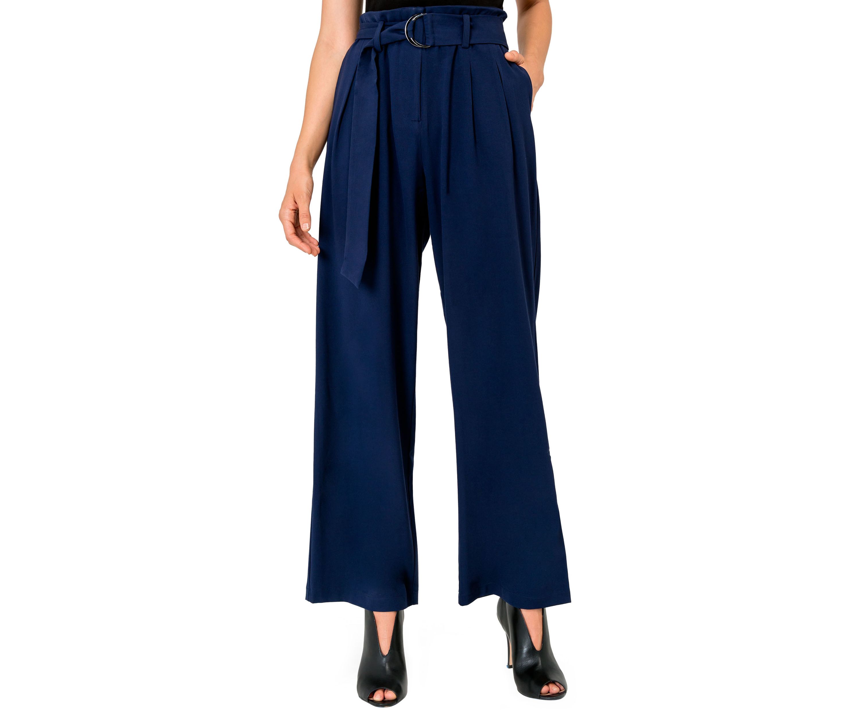 Francesca D-Ring Belted Pants