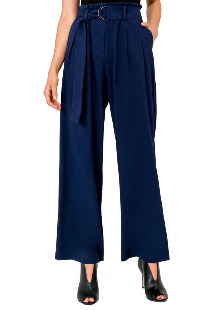Francesca D-Ring Belted Pants