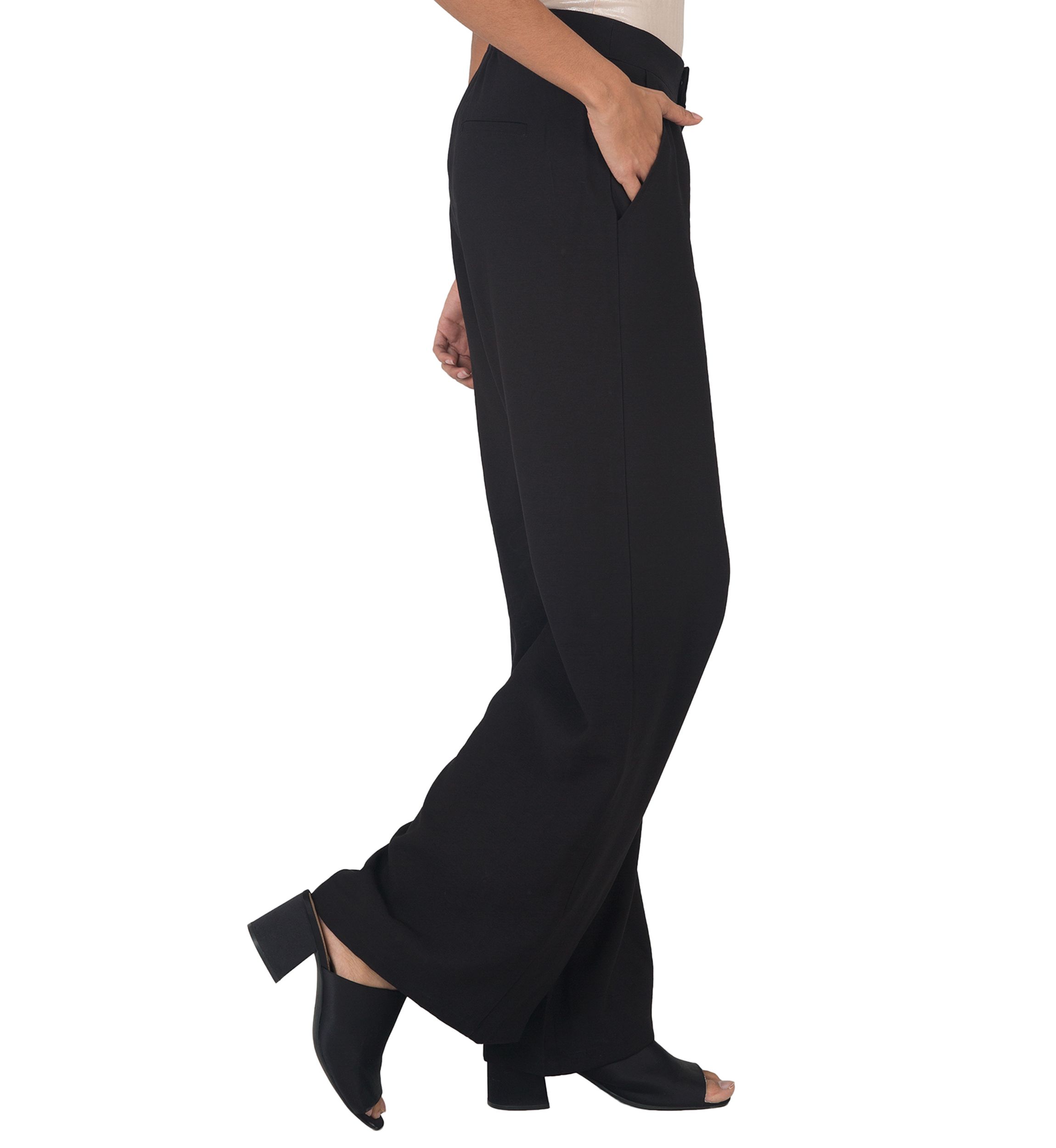 Womens High Waist Wide Leg Pants