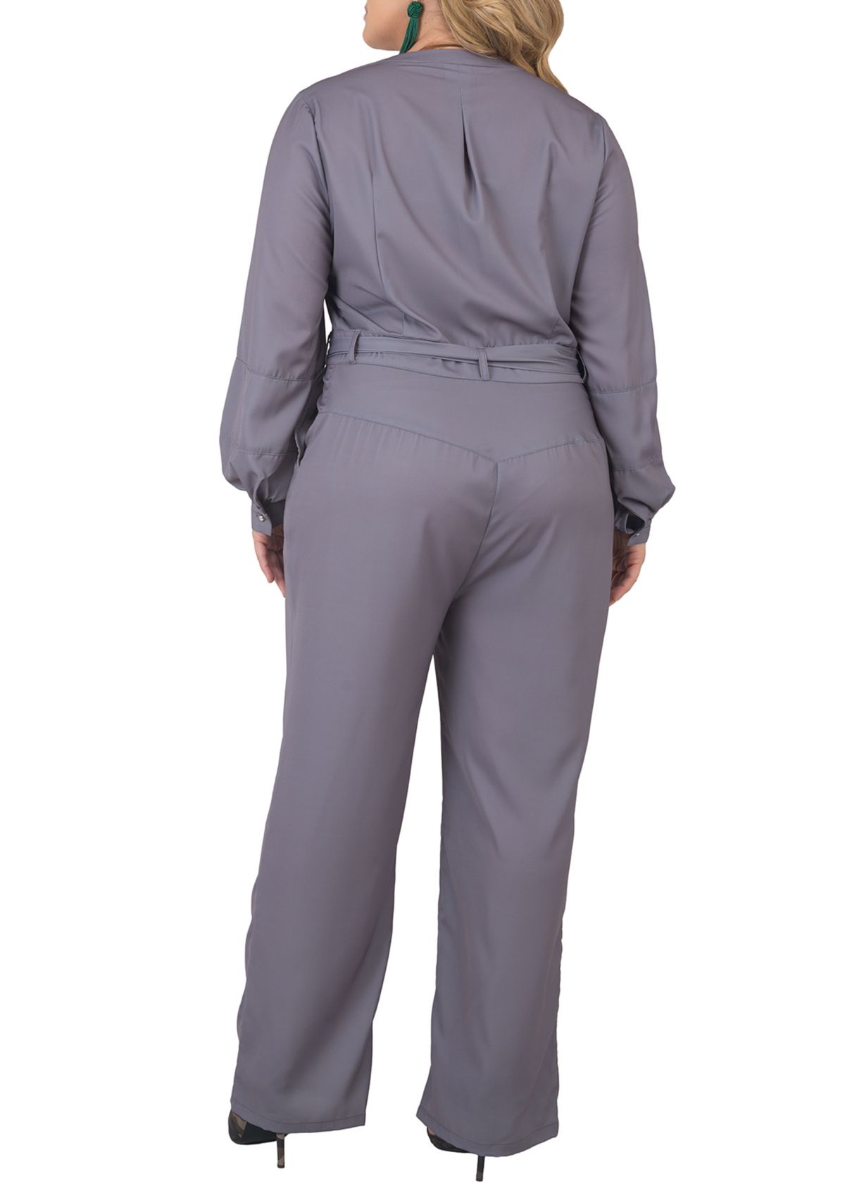 Plus Size Crop Wide Leg Jumpsuit