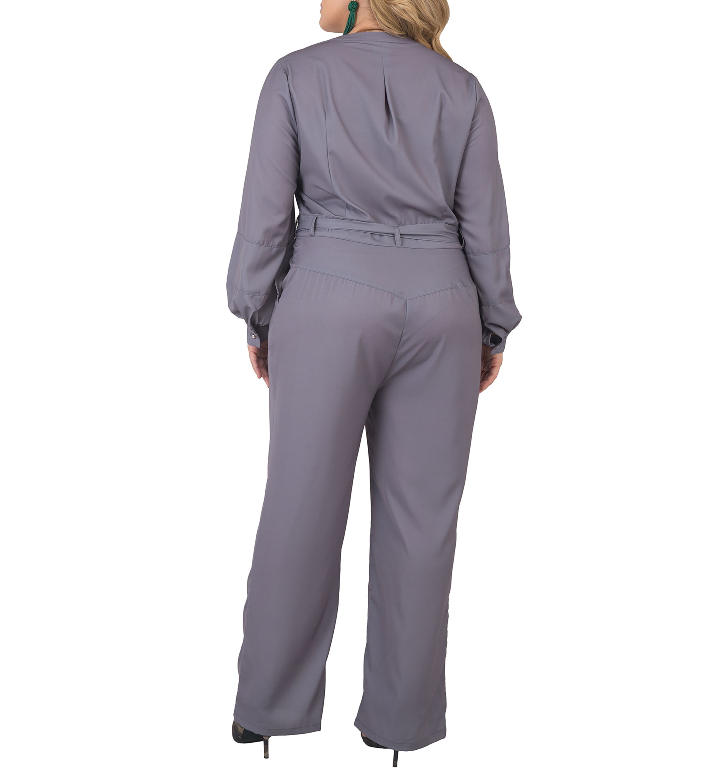 Plus Size Crop Wide Leg Jumpsuit