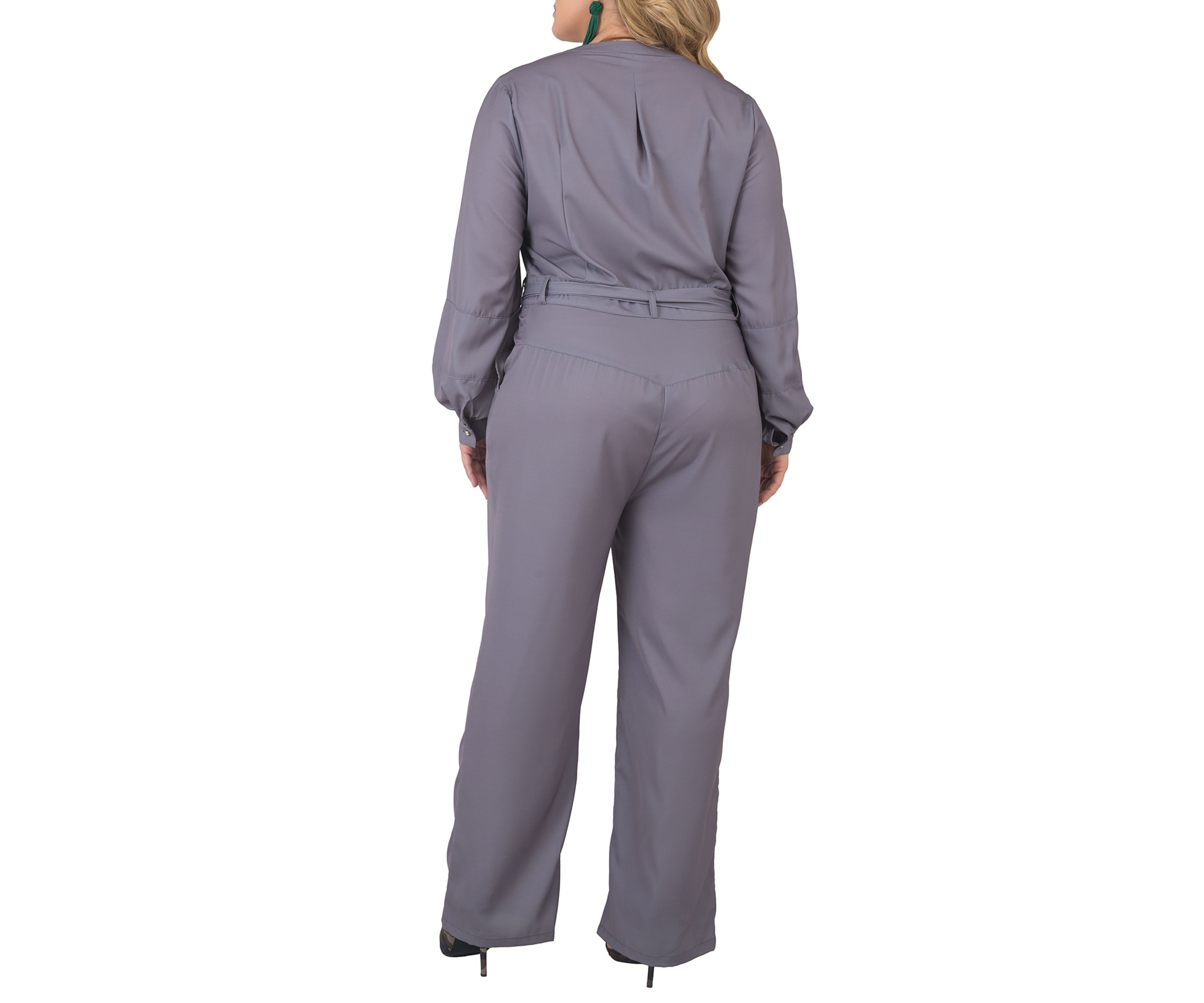 Plus Size Crop Wide Leg Jumpsuit