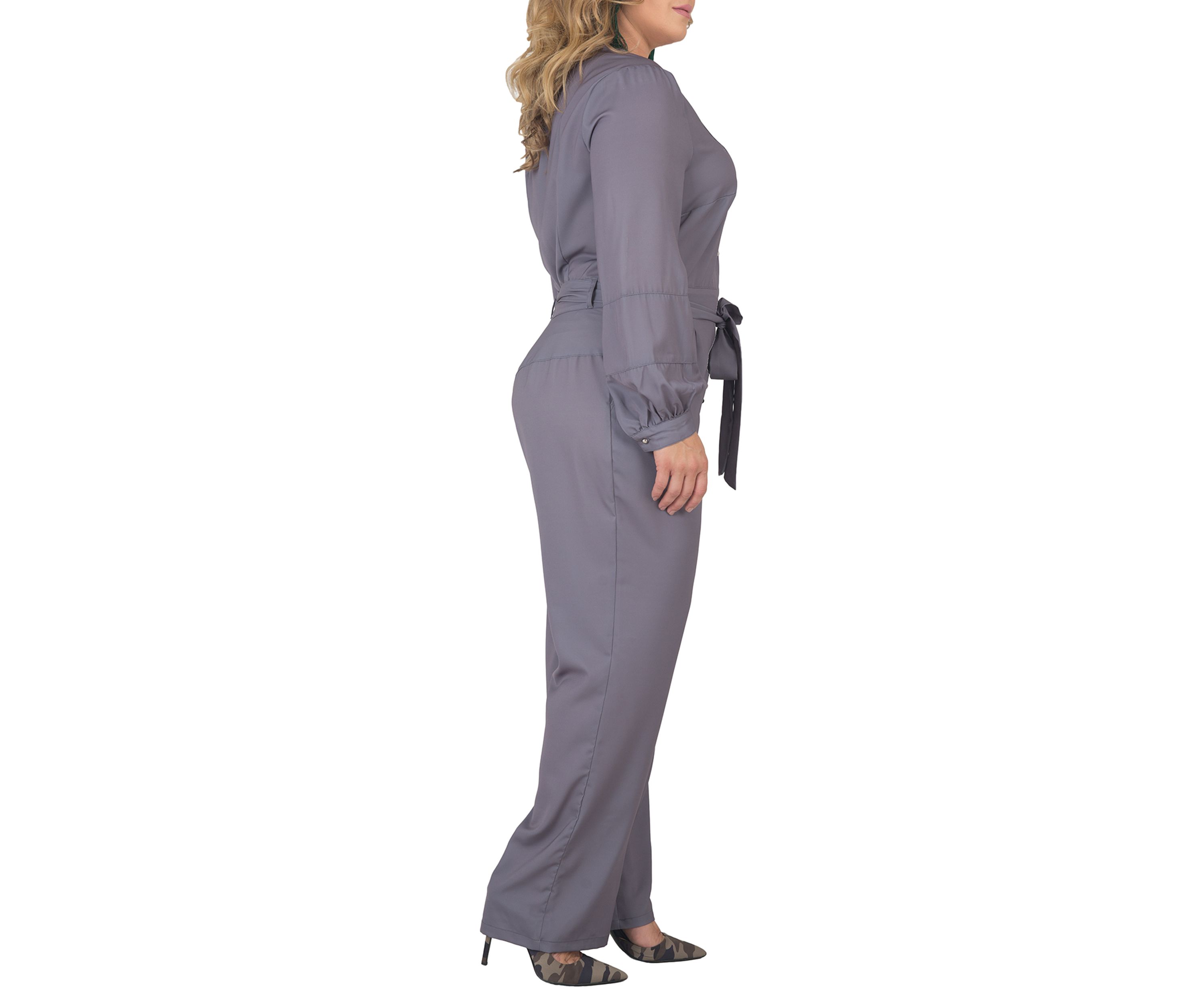 Plus Size Crop Wide Leg Jumpsuit