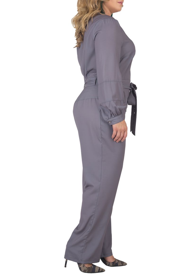 Plus Size Crop Wide Leg Jumpsuit