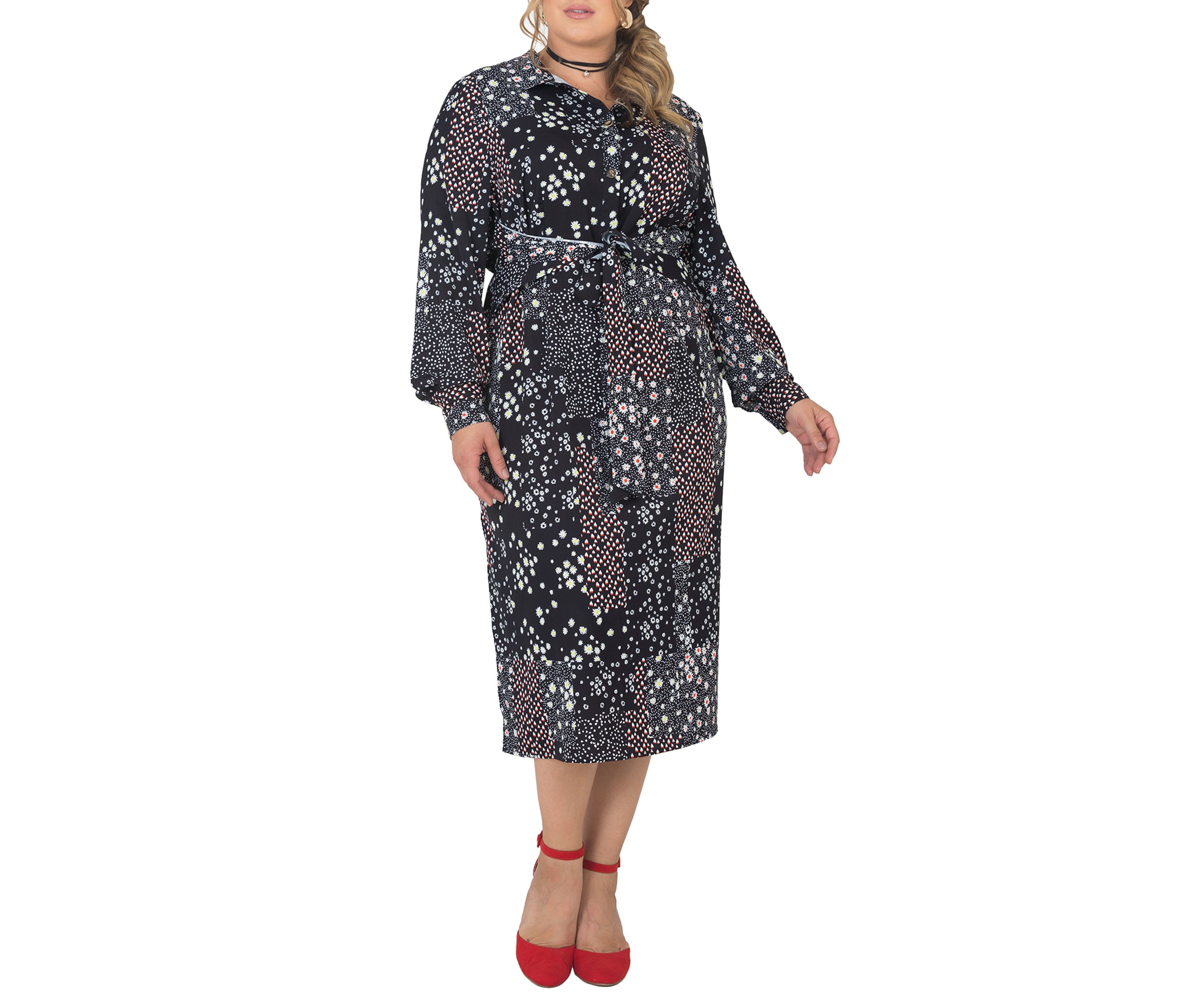 Plus Size Knot from Shirt Dress