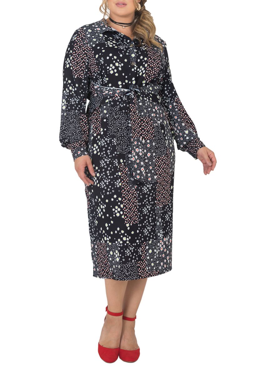 Plus Size Knot from Shirt Dress