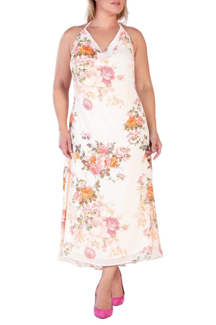 Halter Cowl Neck Maxi DRS