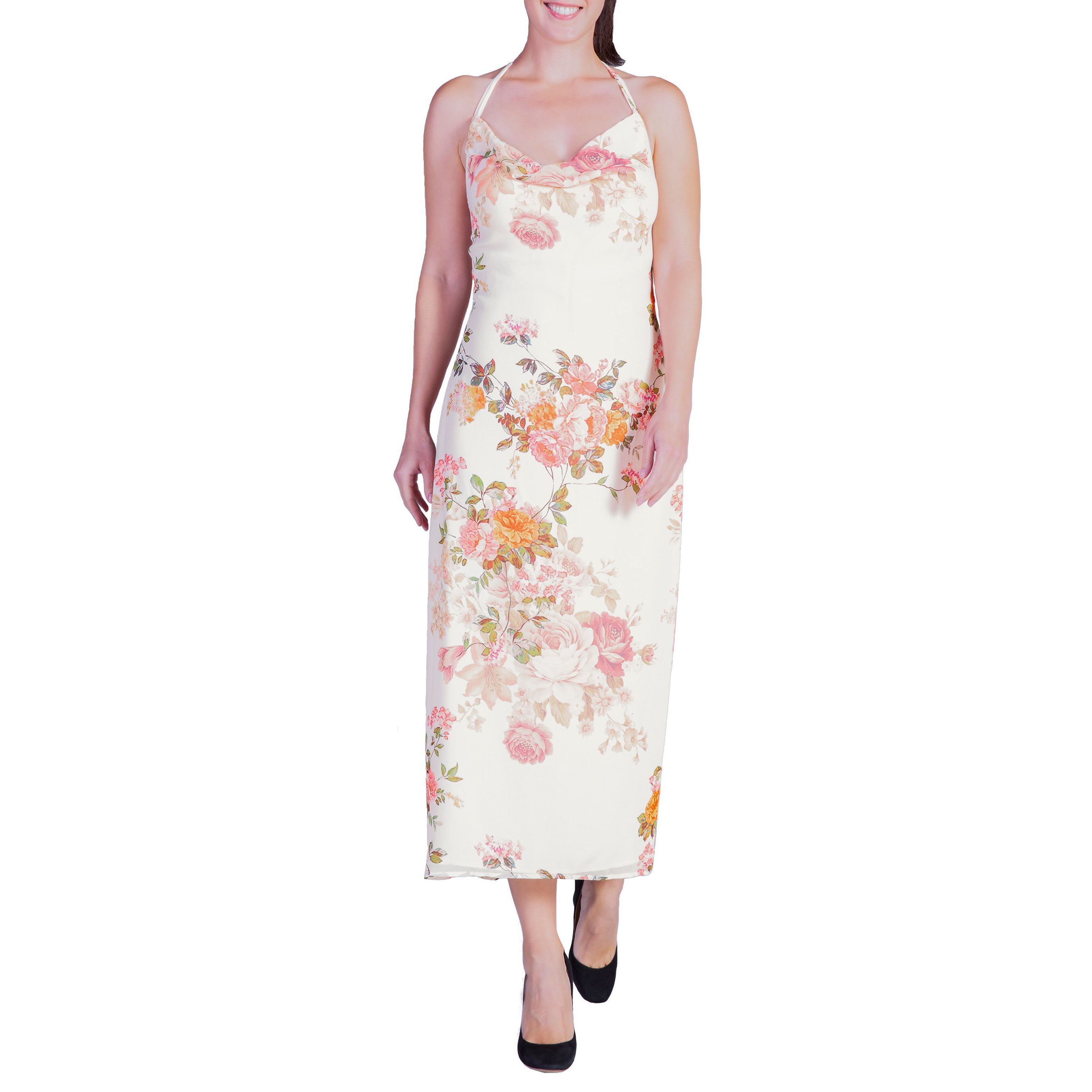 Halter Cowl Neck Maxi DRS