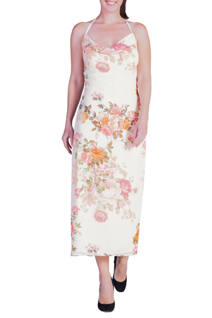 Halter Cowl Neck Maxi DRS