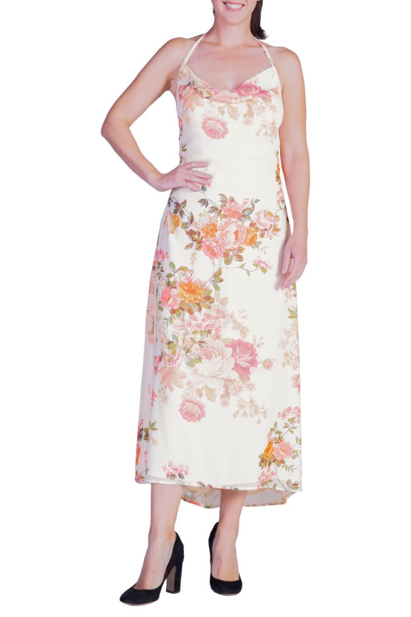 Halter Cowl Neck Maxi DRS