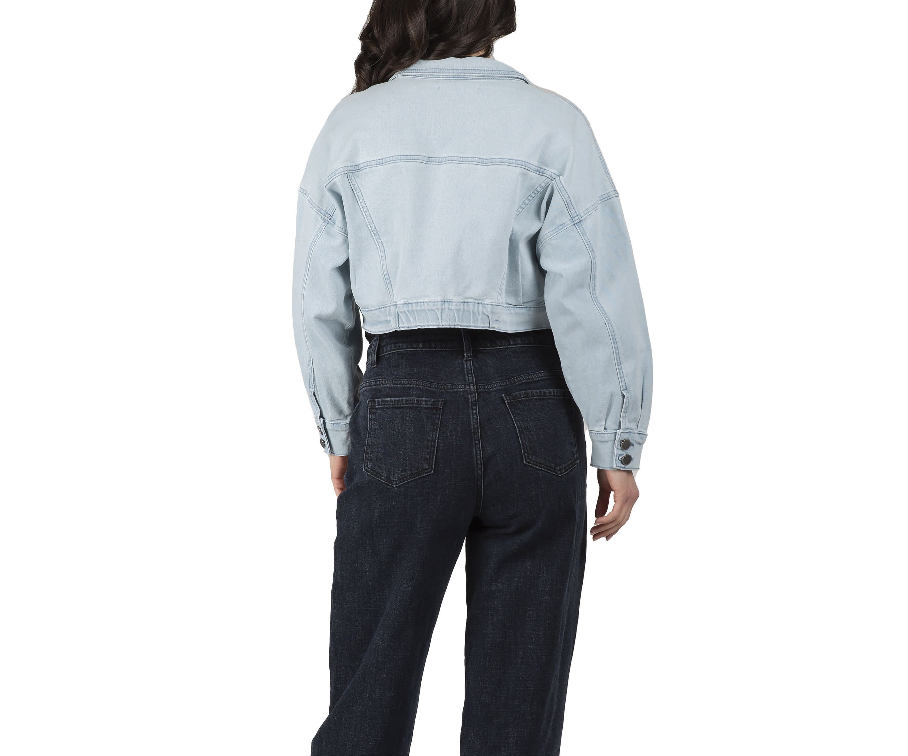 Easy Fit Cropped Trucker Jacket