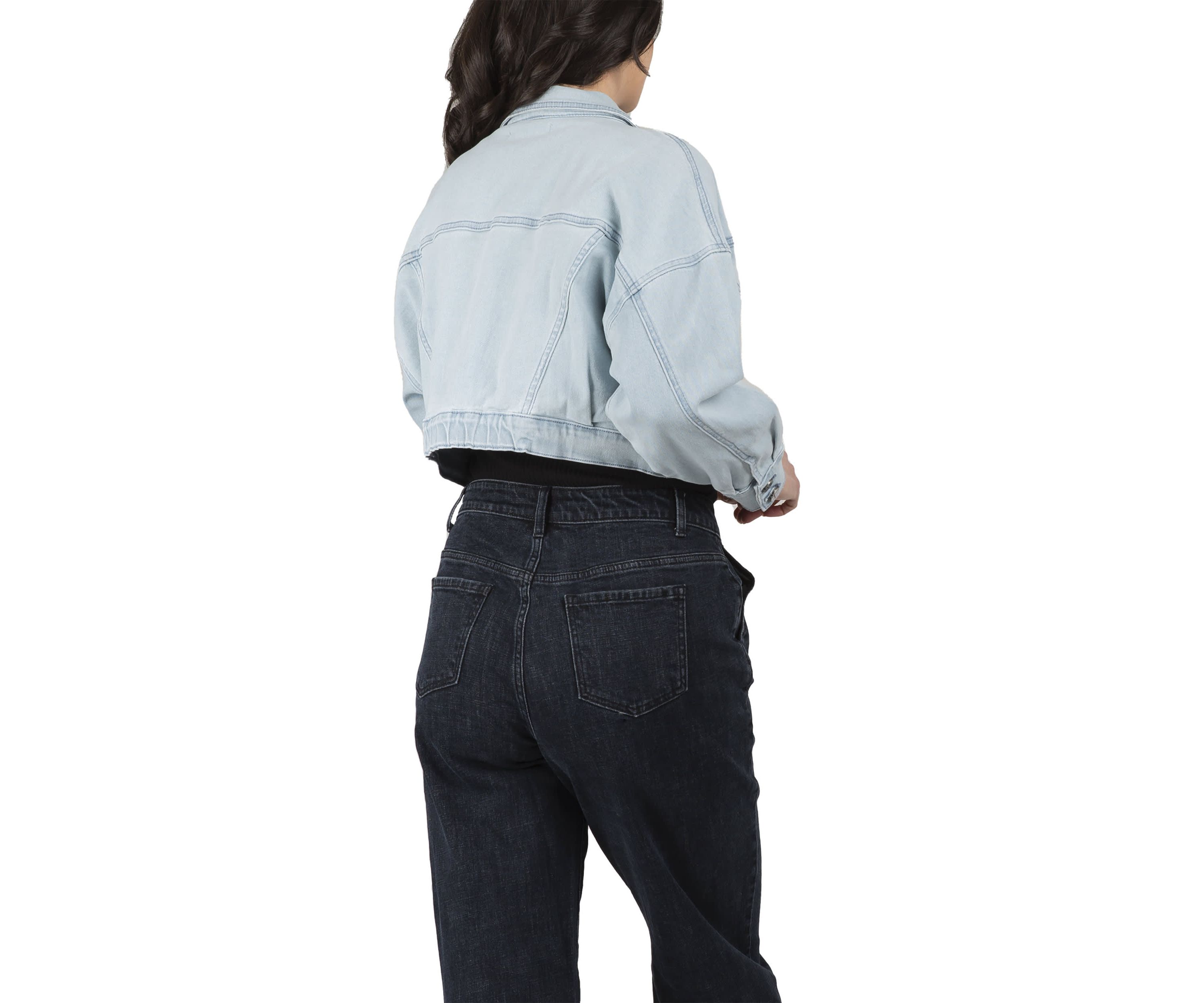 Easy Fit Cropped Trucker Jacket