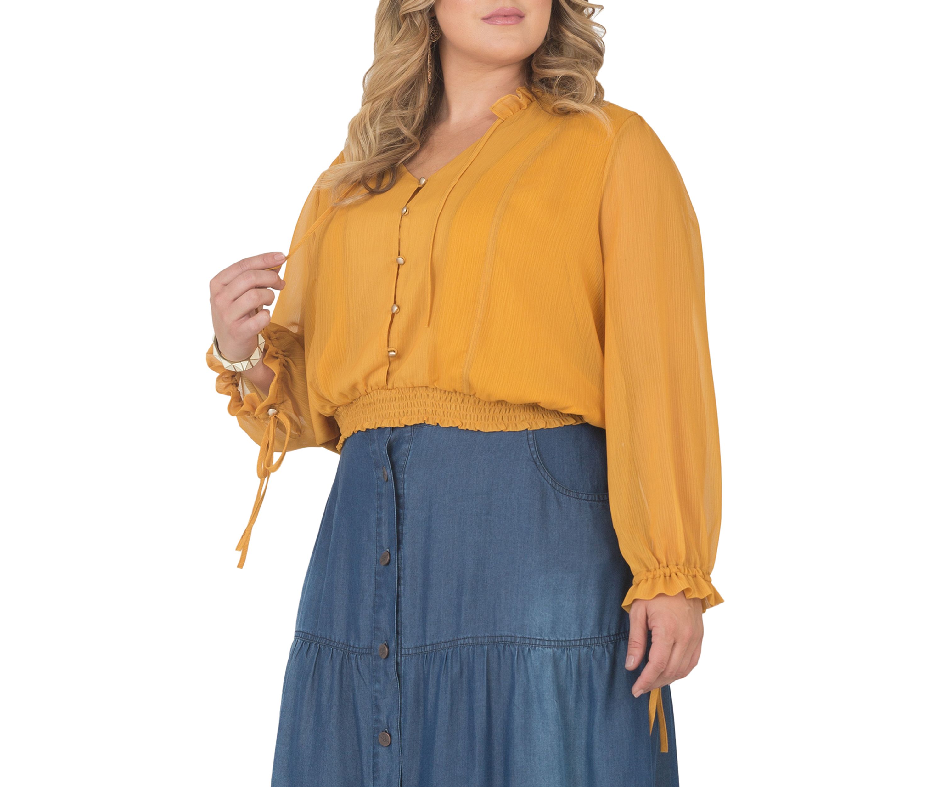Plus Size Prairie Top