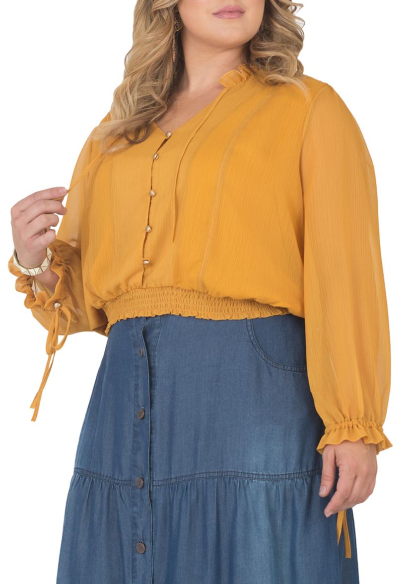 Plus Size Prairie Top