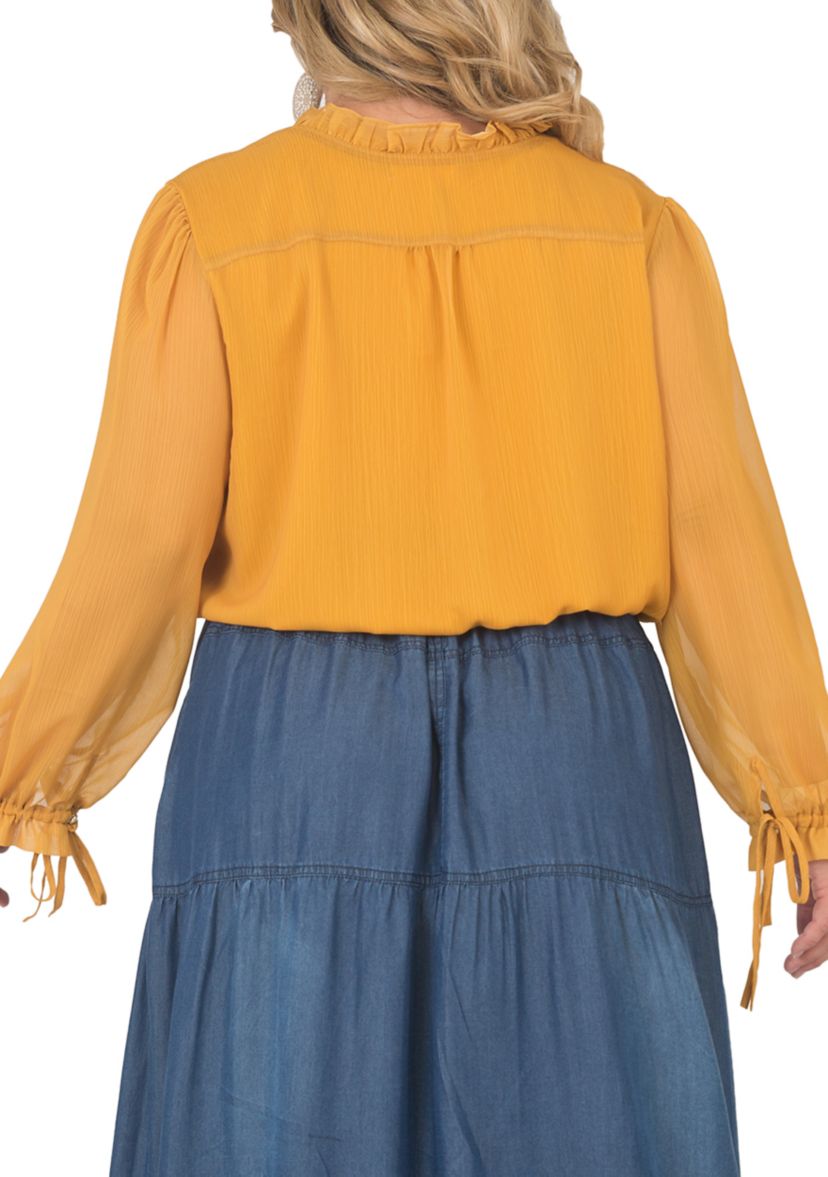 Plus Size Prairie Top