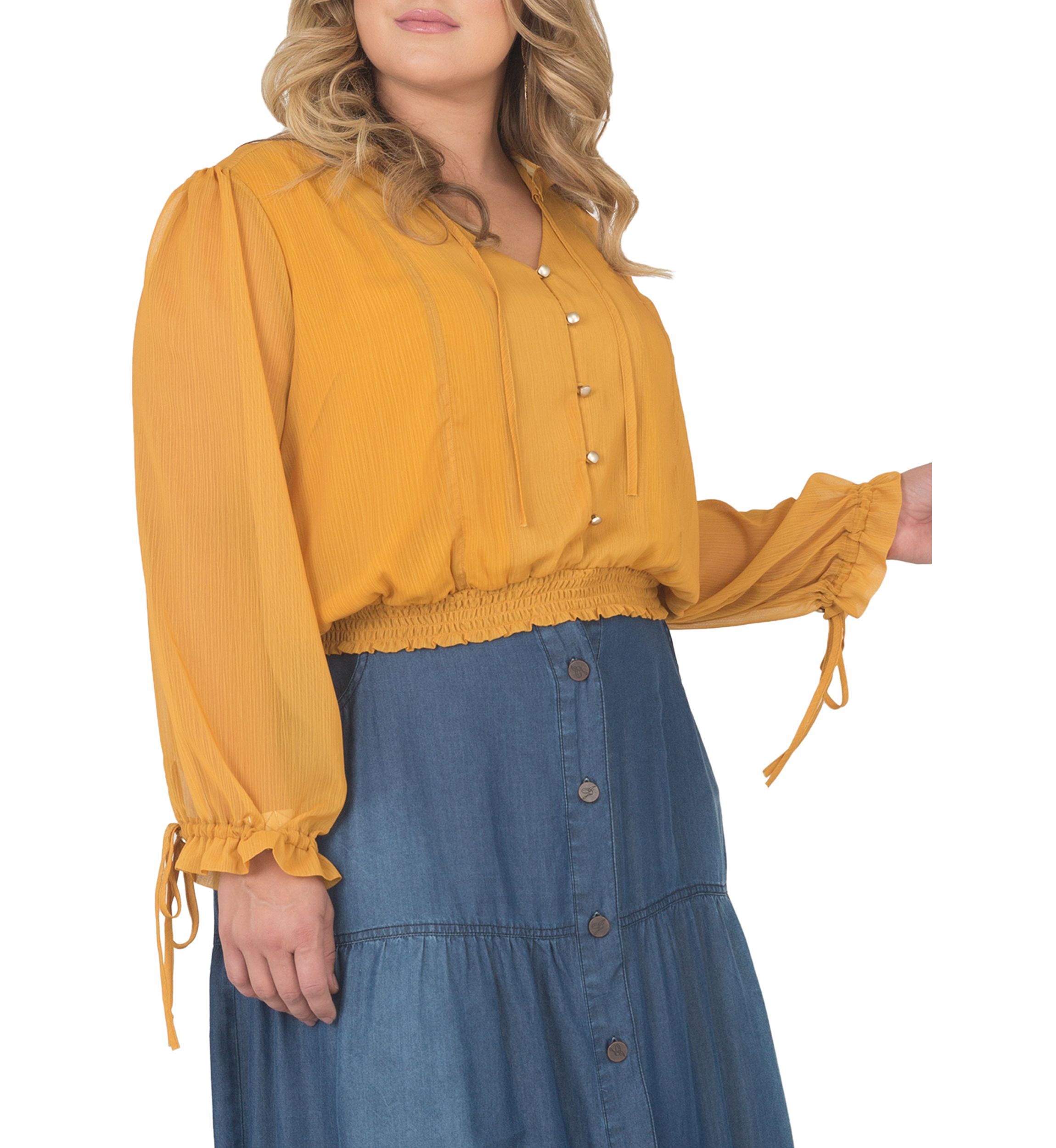 Plus Size Prairie Top