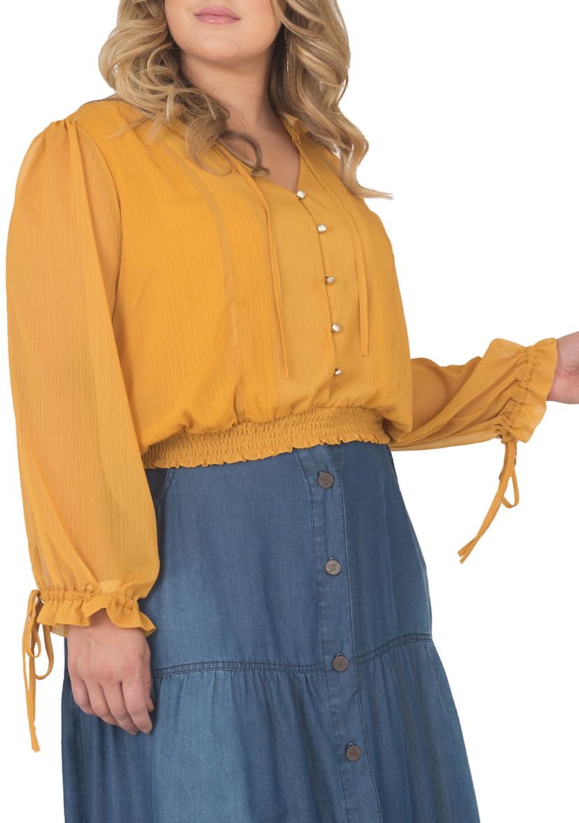 Plus Size Prairie Top