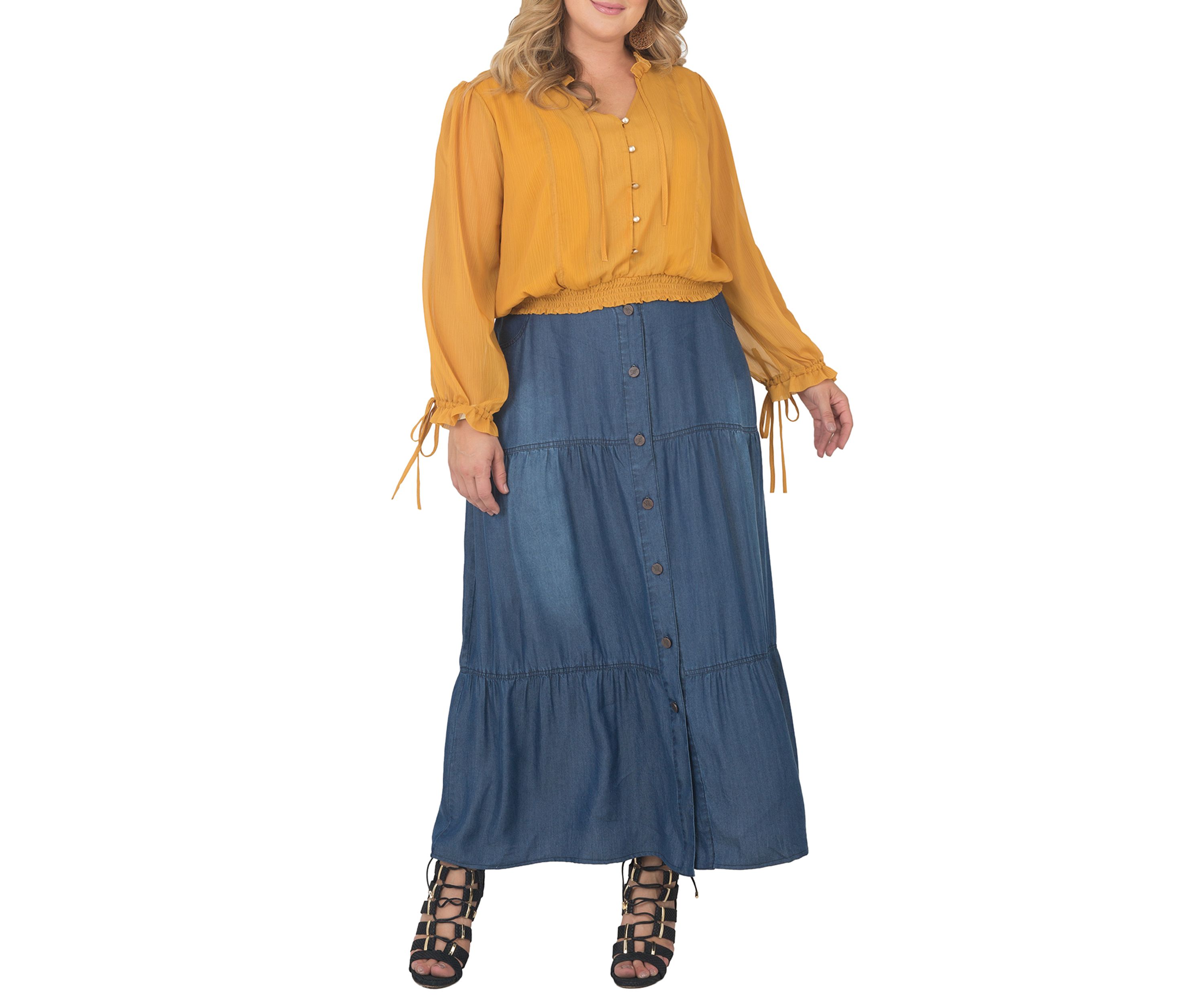 Plus Size Prairie Top