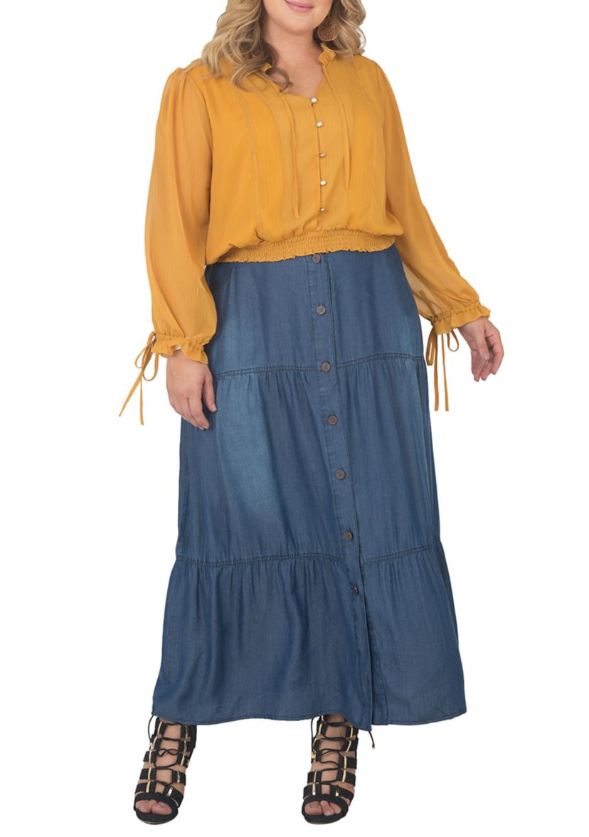 Plus Size Prairie Top