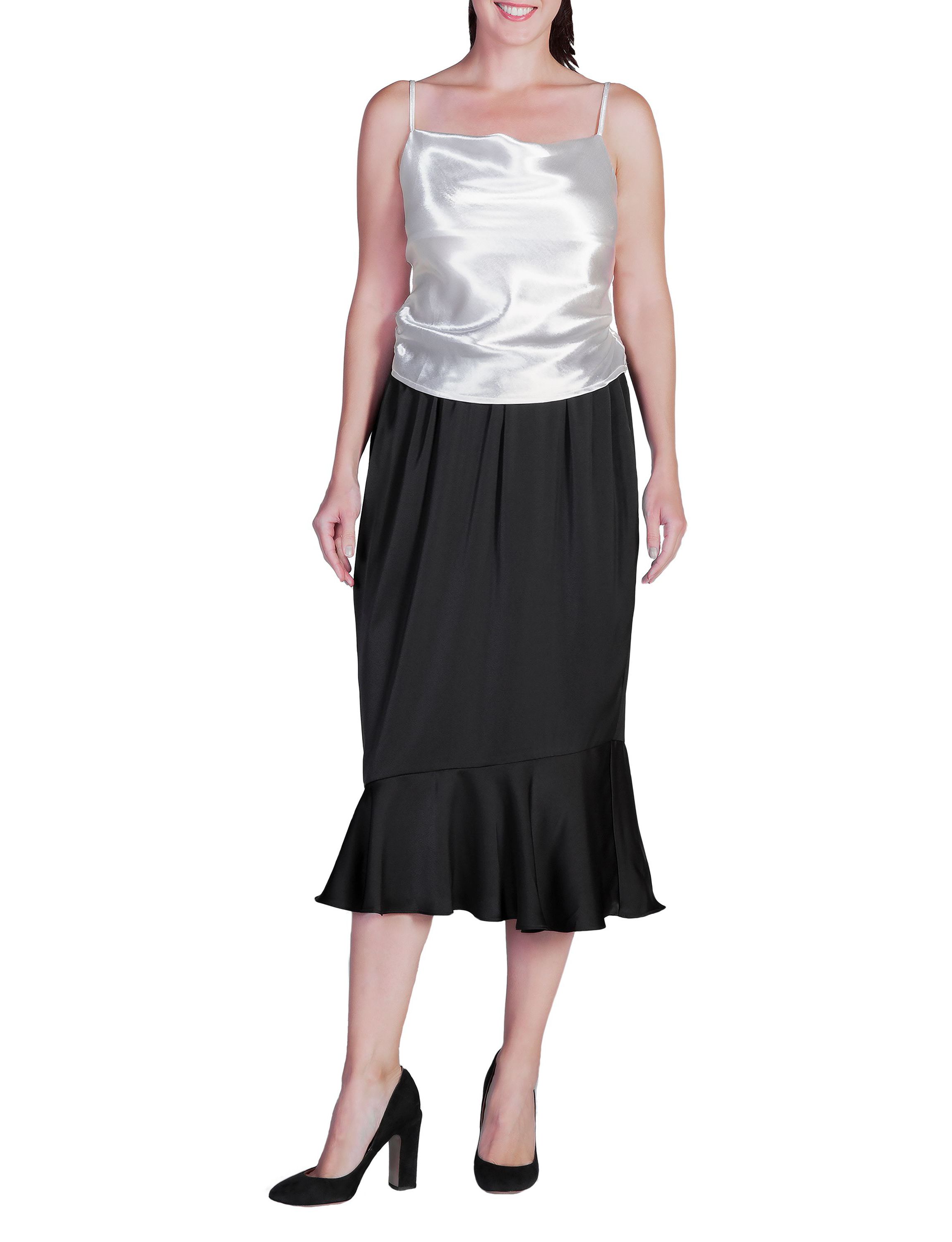 Cowl Neck Satin Crop Top