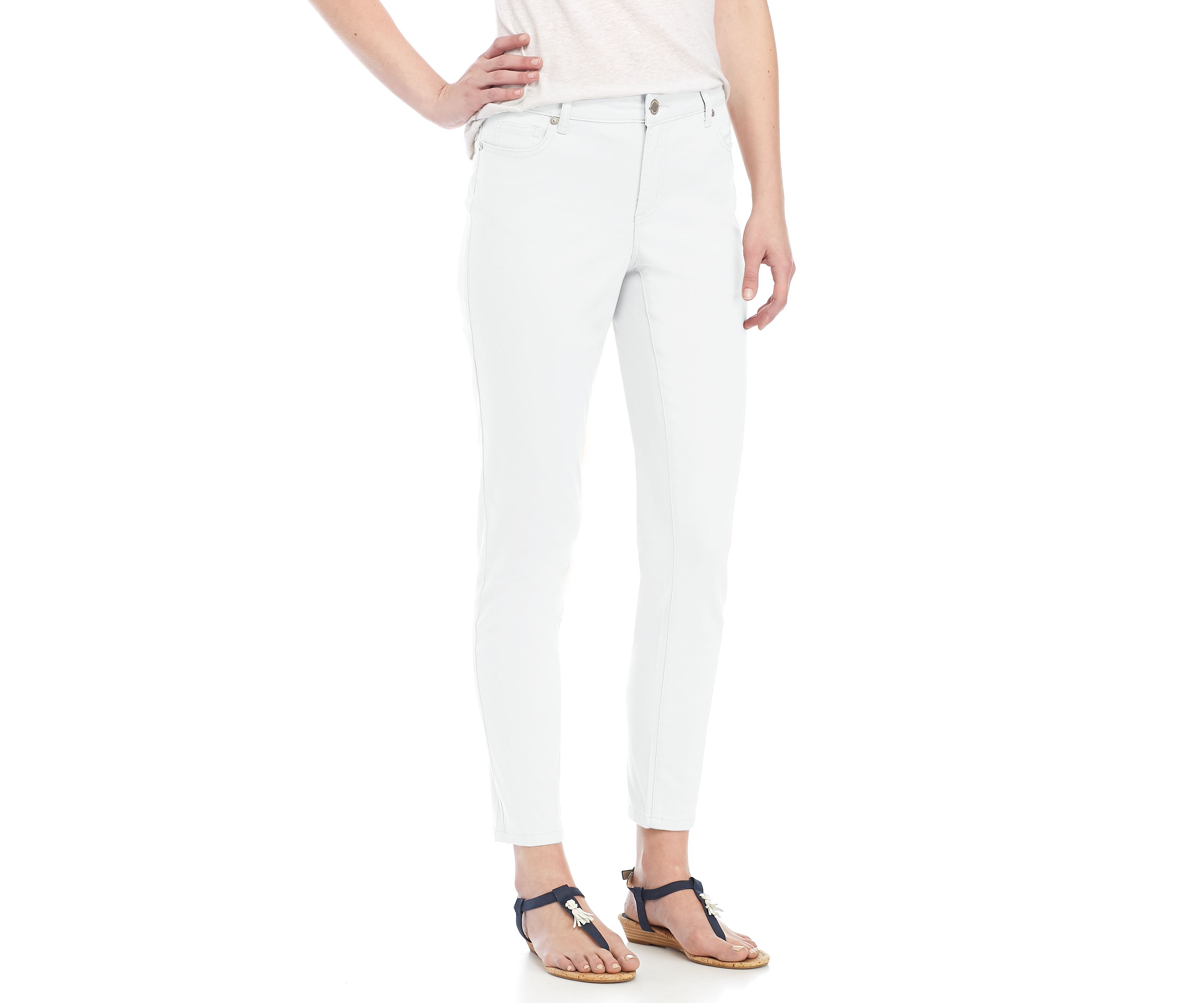 Petite Five Pocket Colored Skinny Jean