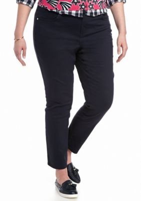 plus size twill joggers