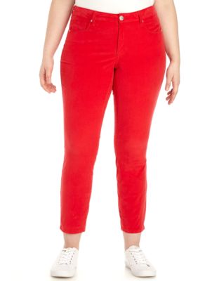 bandolino plus size mandie slim spring breeze cropped jean