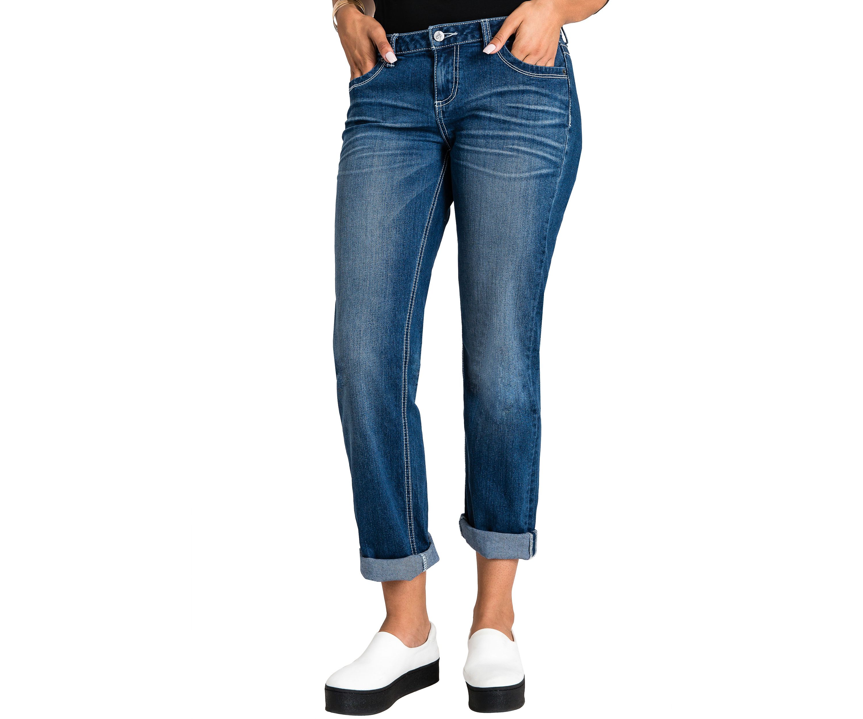 Stretch Skinny Boyfriend Jeans