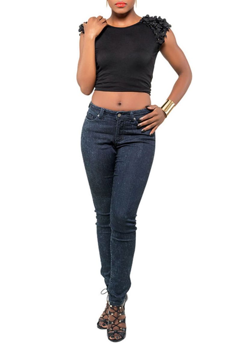 Bleach Speckles Classic Skinny Jeans