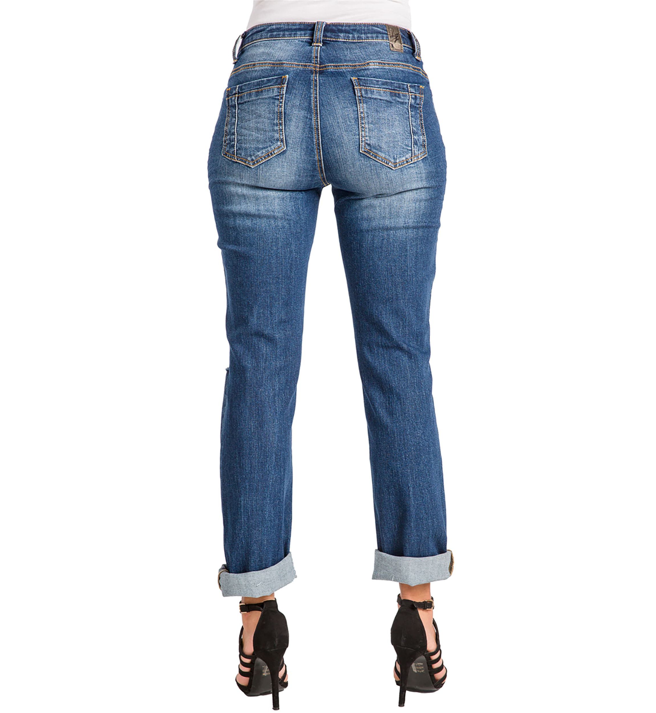 Destroyed Boyfriend Jeans